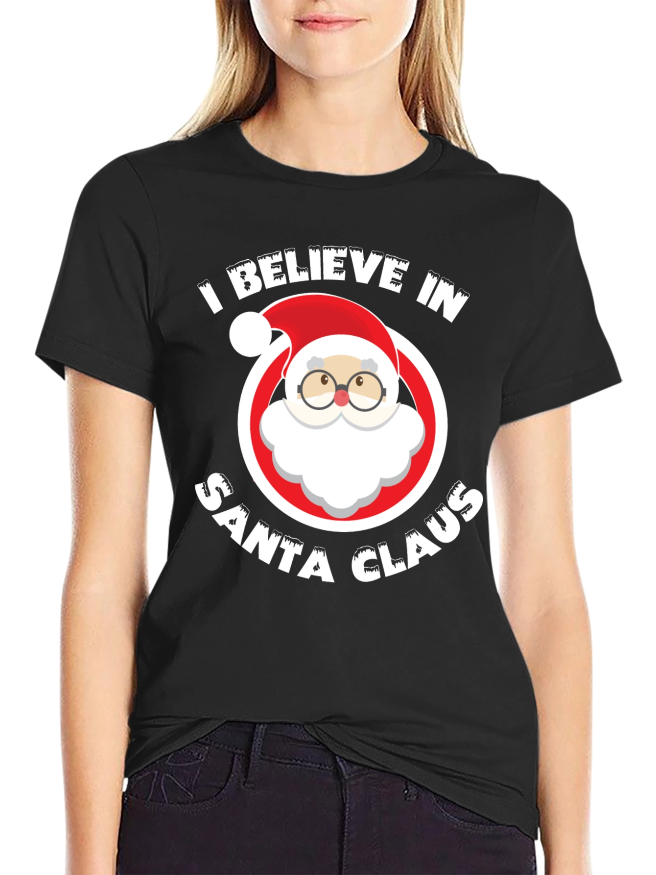 Believe In Santa Claus Graphic Tee