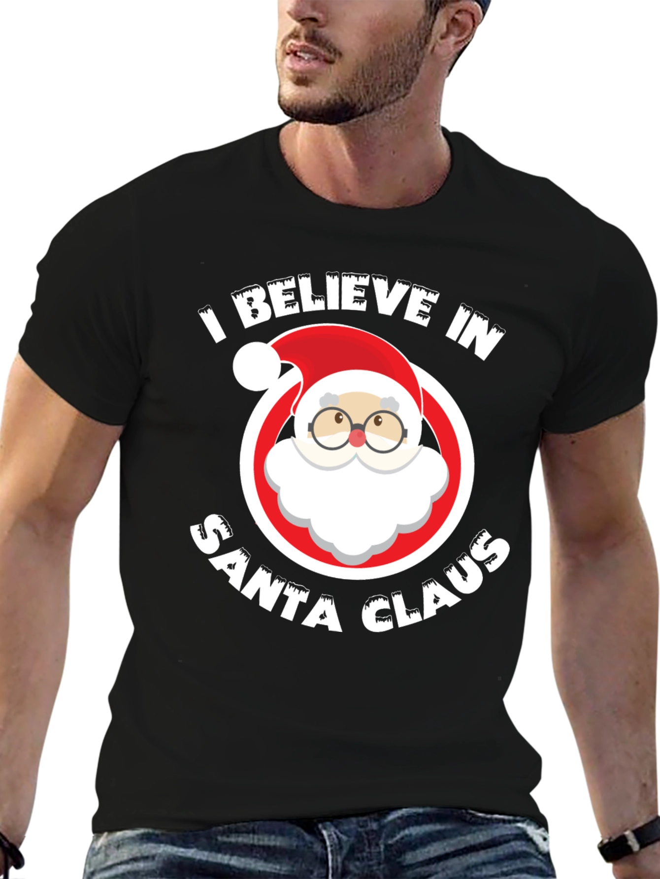 Believe In Santa Claus Graphic Tee