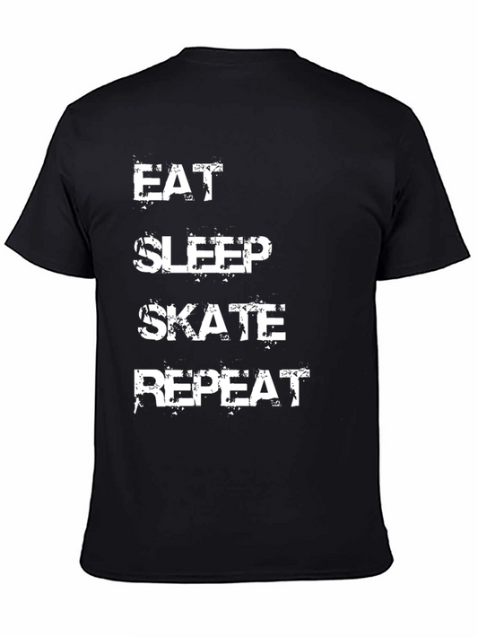 Eat Sleep Skate Repeat Graphic Tee