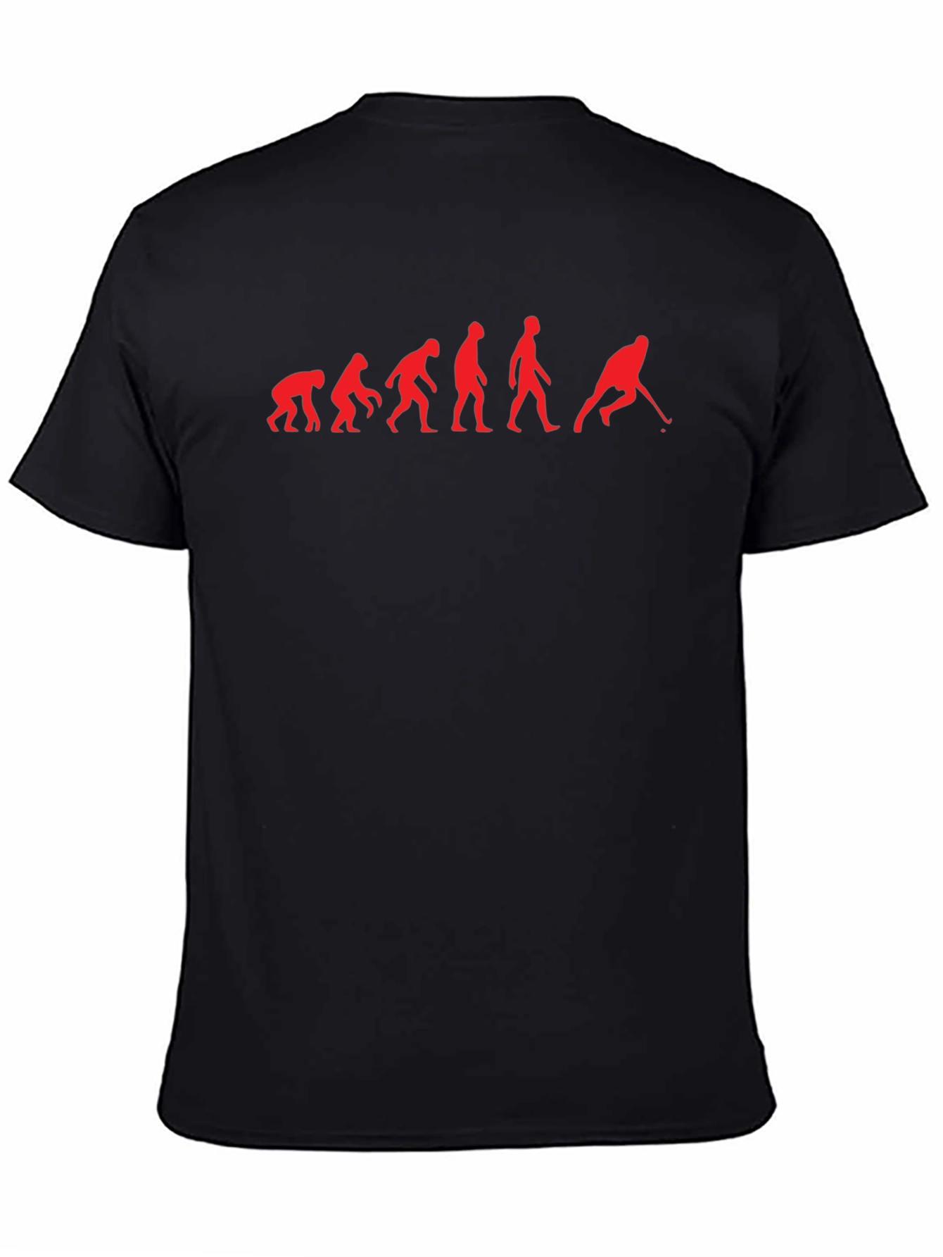 Evolution of Hockey Black T-Shirt
