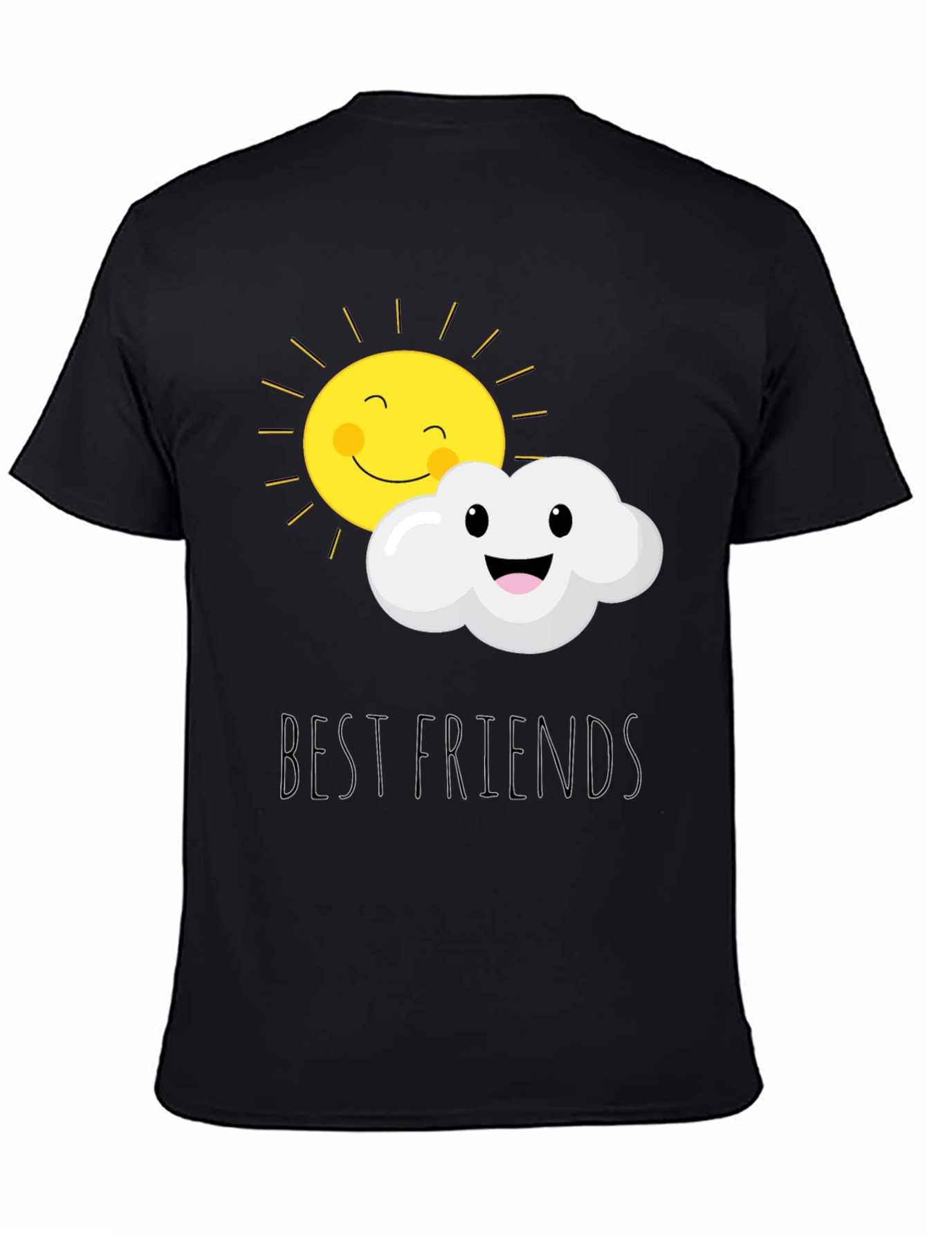 Best Friends Sun and Cloud Graphic T-Shirt