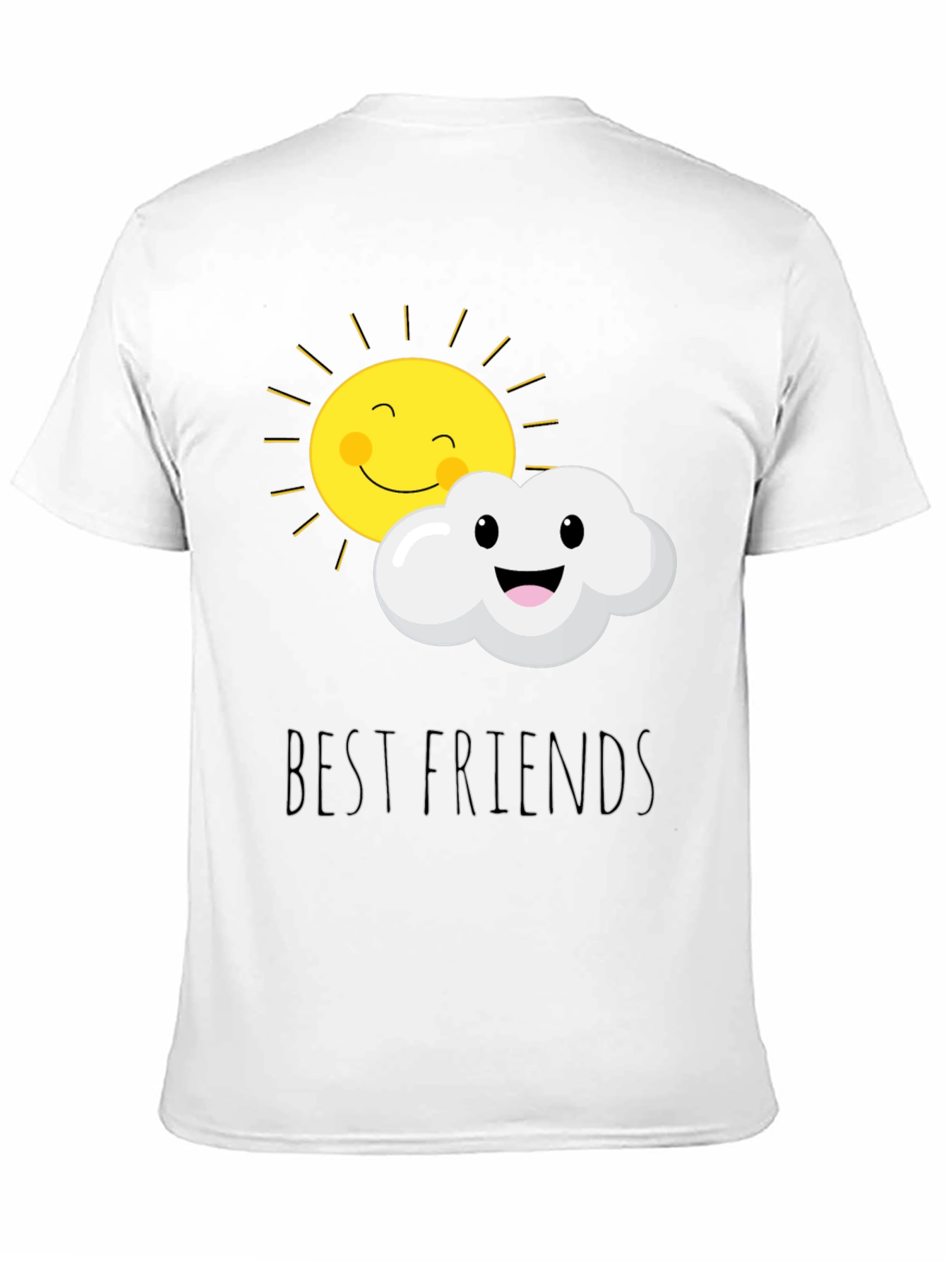 Best Friends Sun and Cloud Graphic T-Shirt