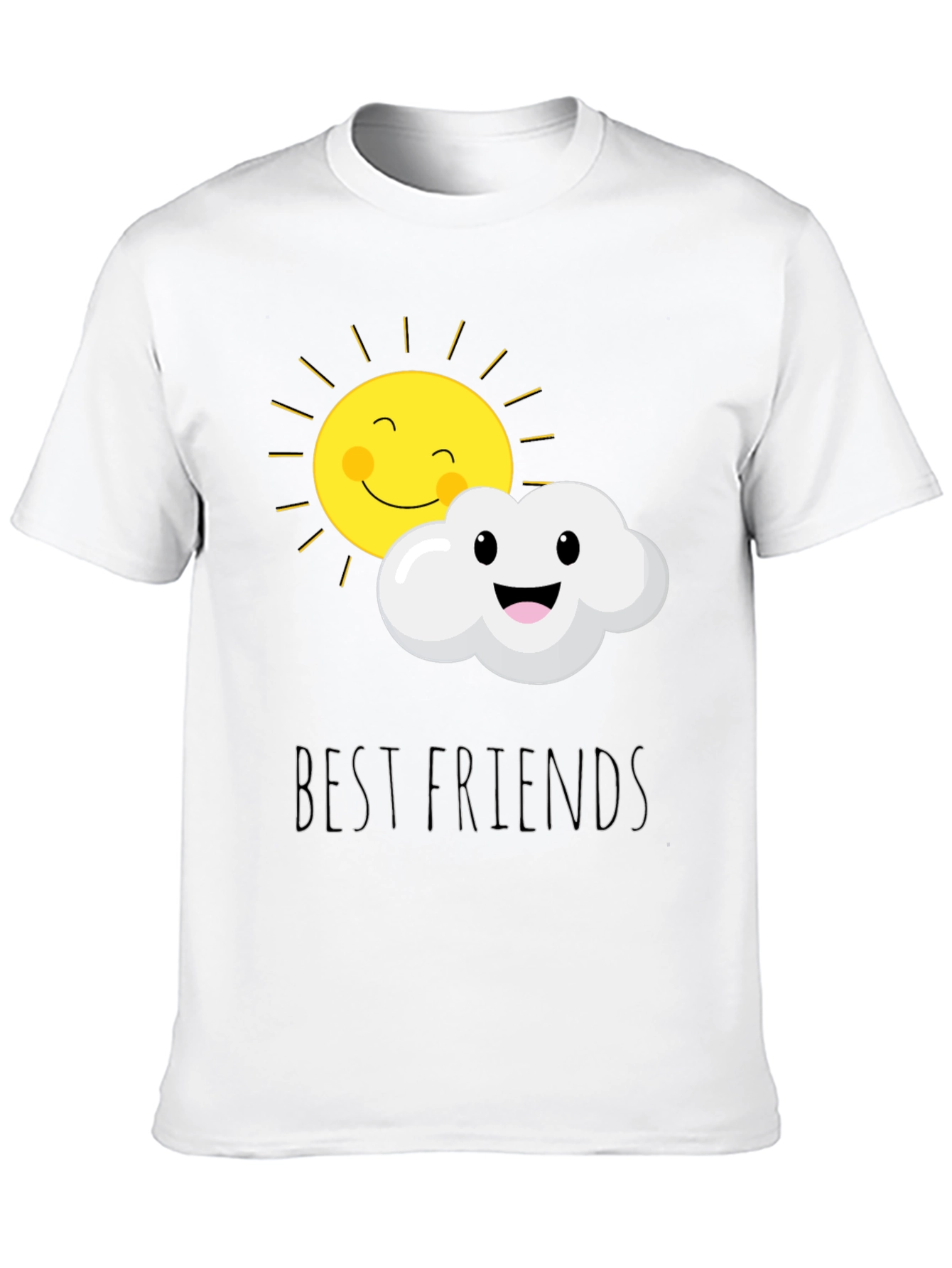 Best Friends Sun and Cloud Graphic T-Shirt