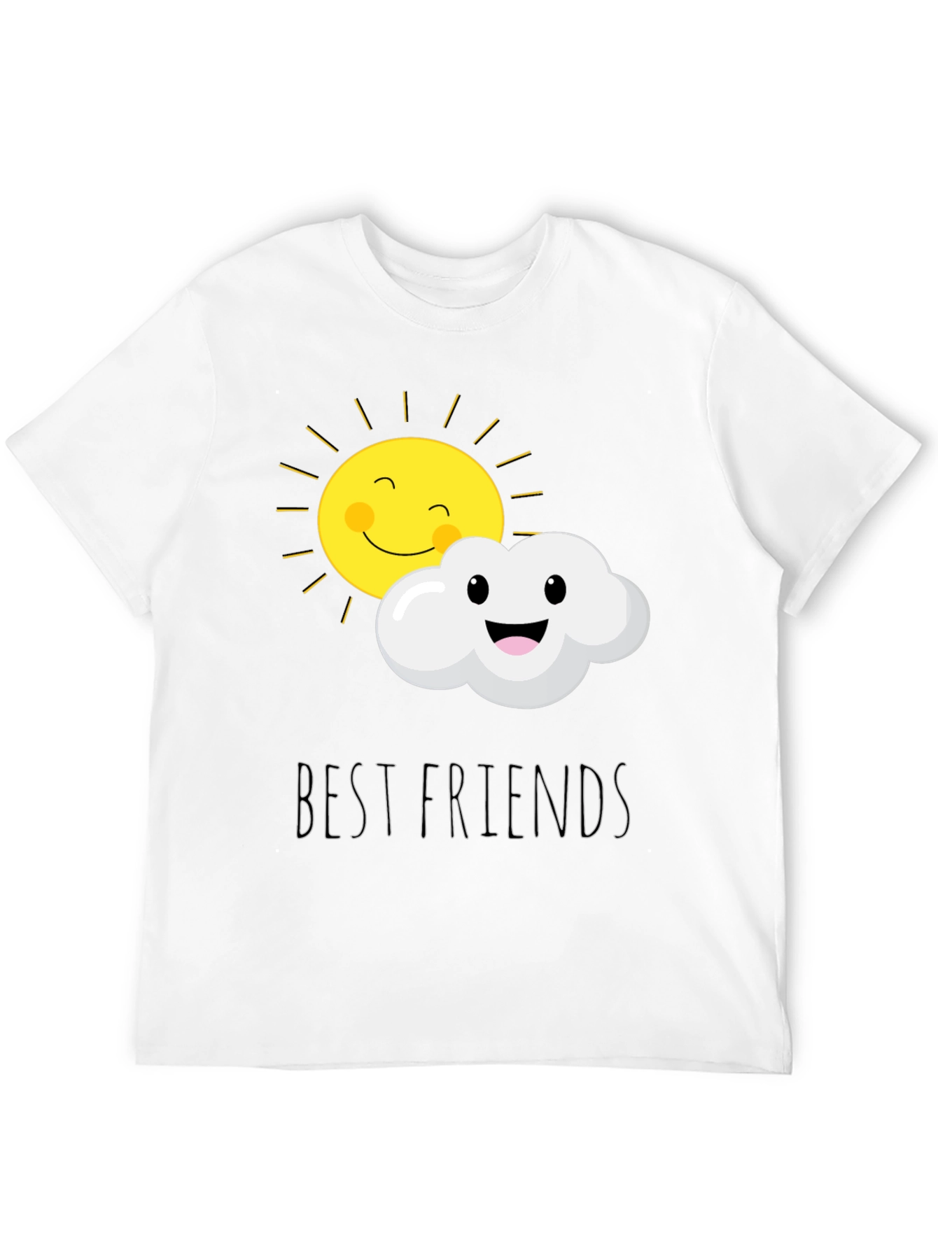 Best Friends Sun and Cloud Graphic T-Shirt