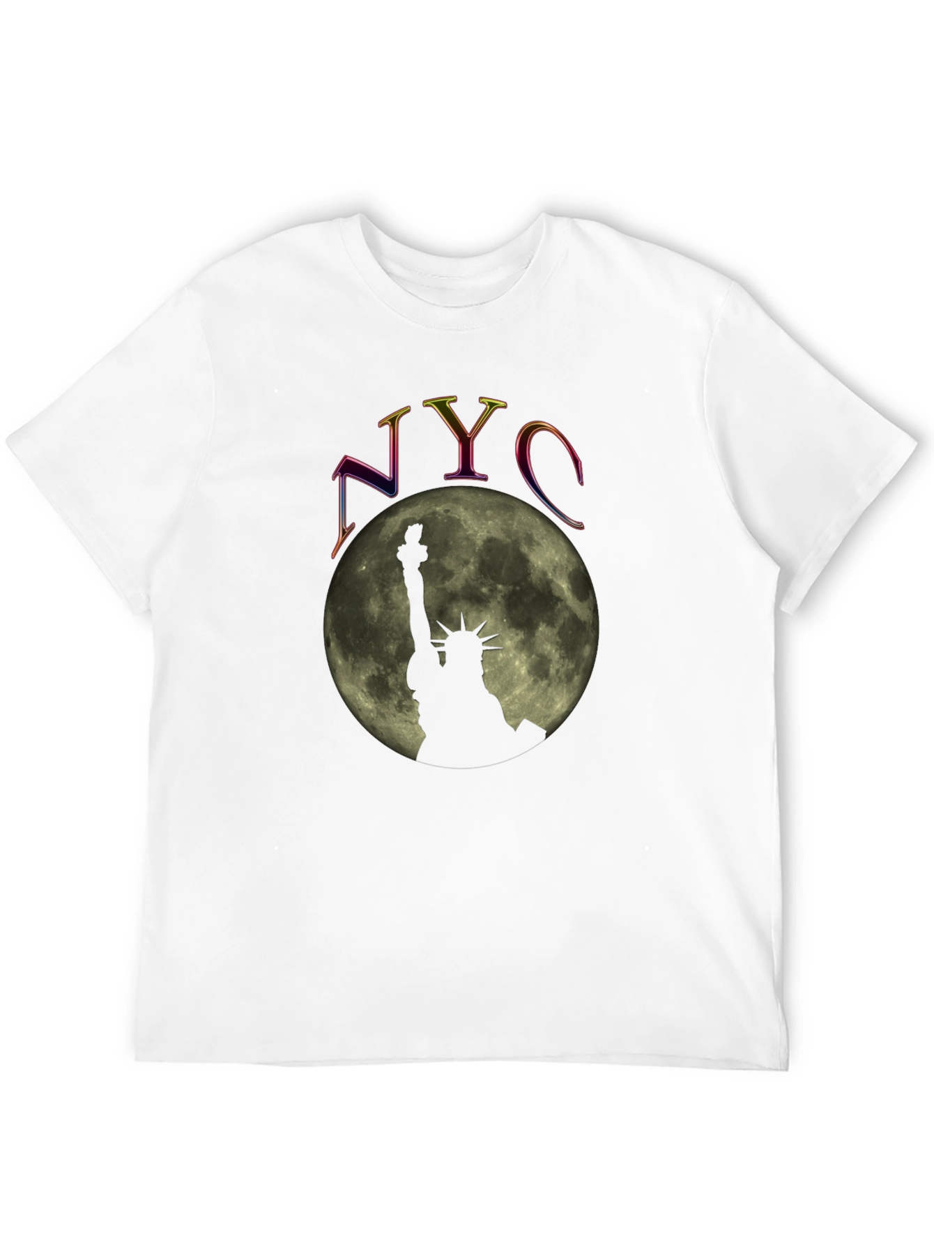 NYC Statue of Liberty Moon Graphic Tee