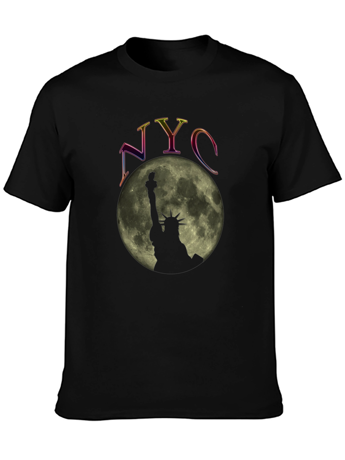 NYC Statue of Liberty Moon Graphic Tee