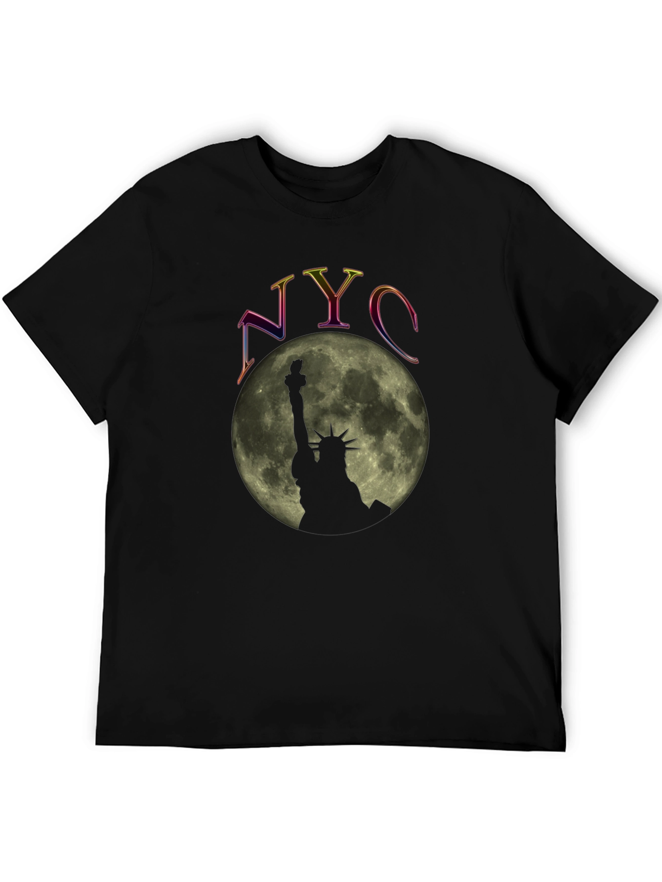 NYC Statue of Liberty Moon Graphic Tee