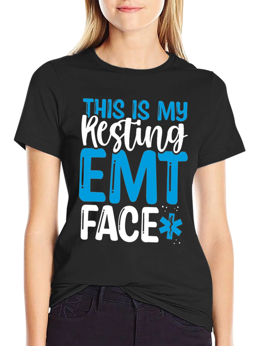 EMT Resting Face Graphic Tee