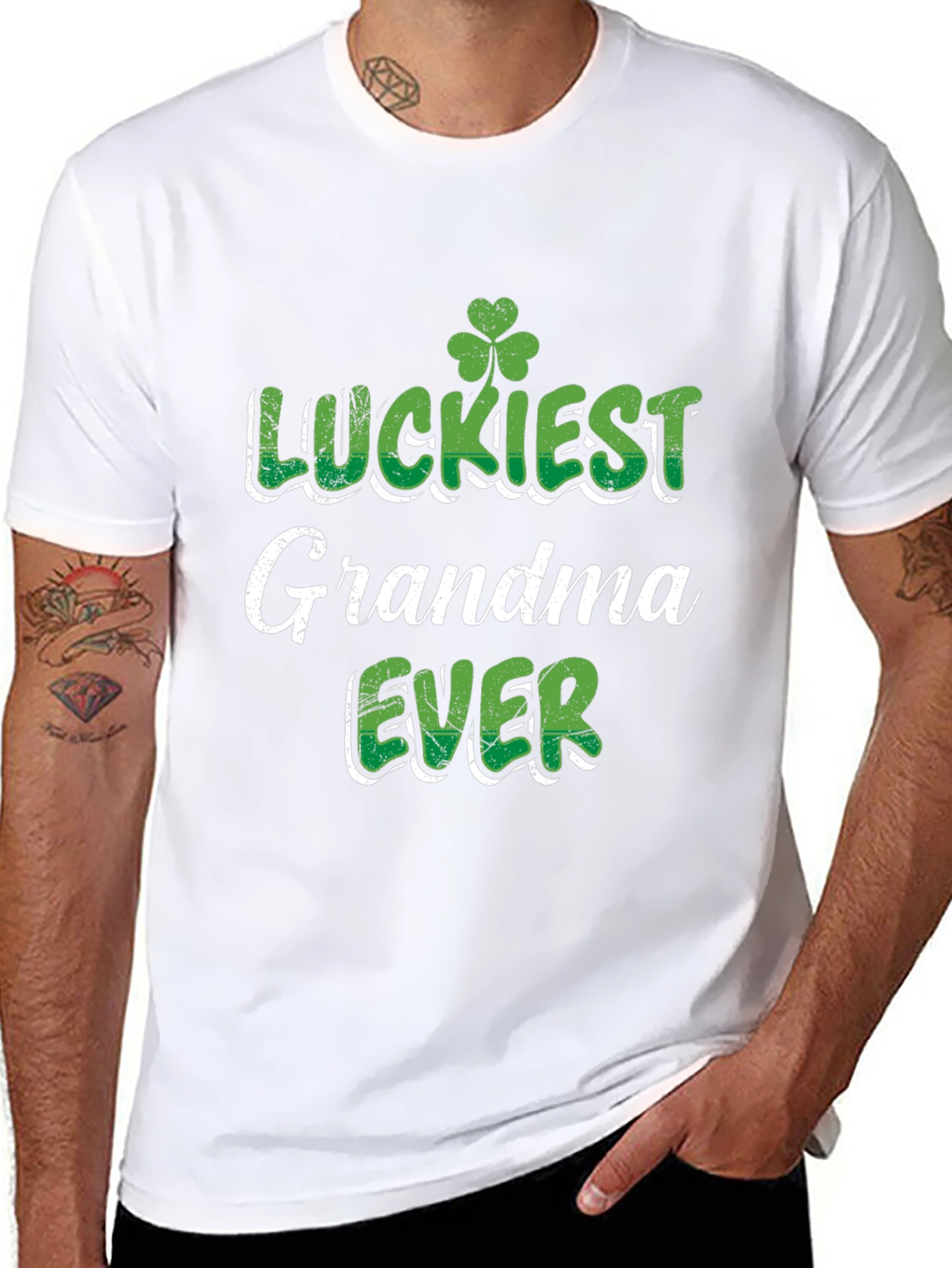 Luckiest Grandma Ever St. Patricks Day T-Shirt