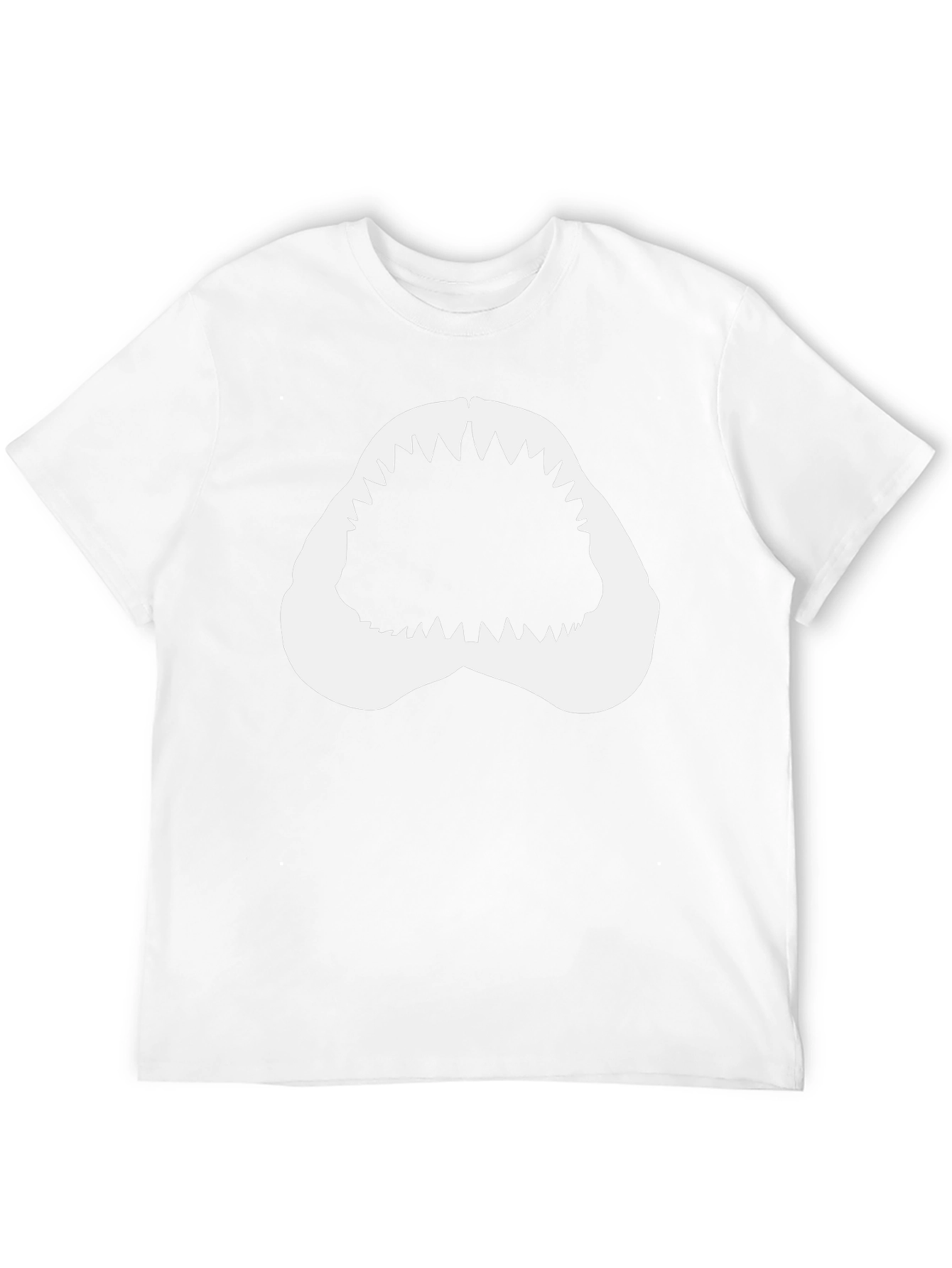 Shark Teeth Graphic Black T-Shirt