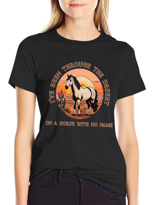 Desert Horse T-Shirt - Horse With No Name Tee