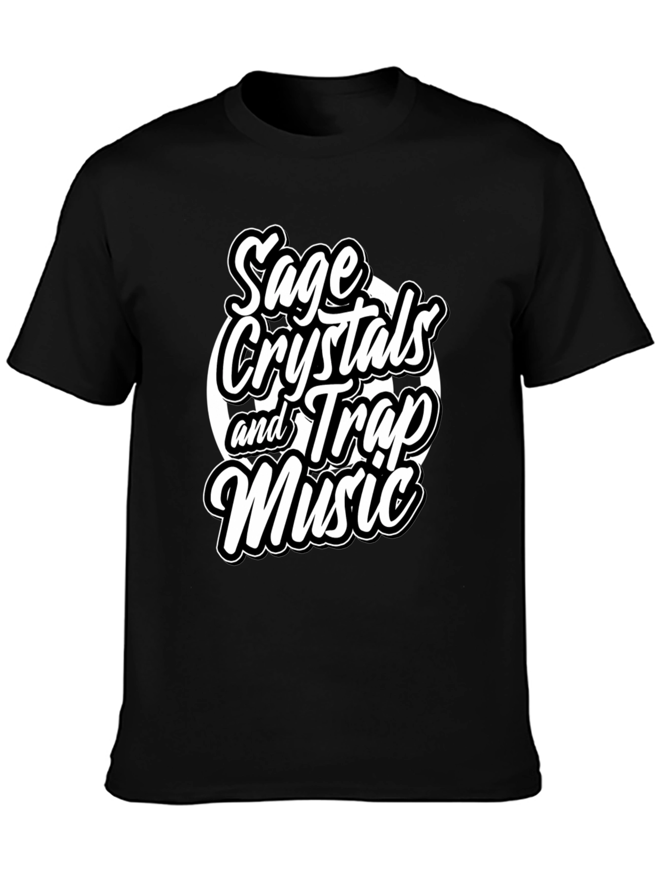 Sage Crystals & Trap Music Graphic Tee