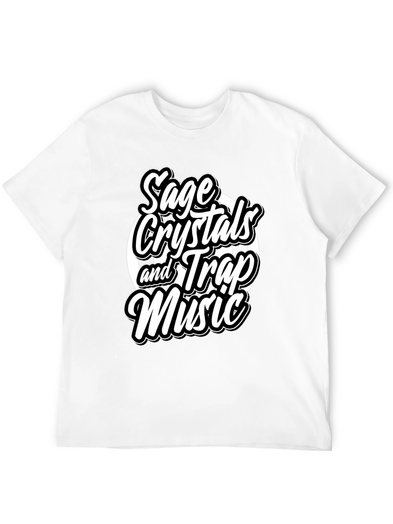 Sage Crystals & Trap Music Graphic Tee