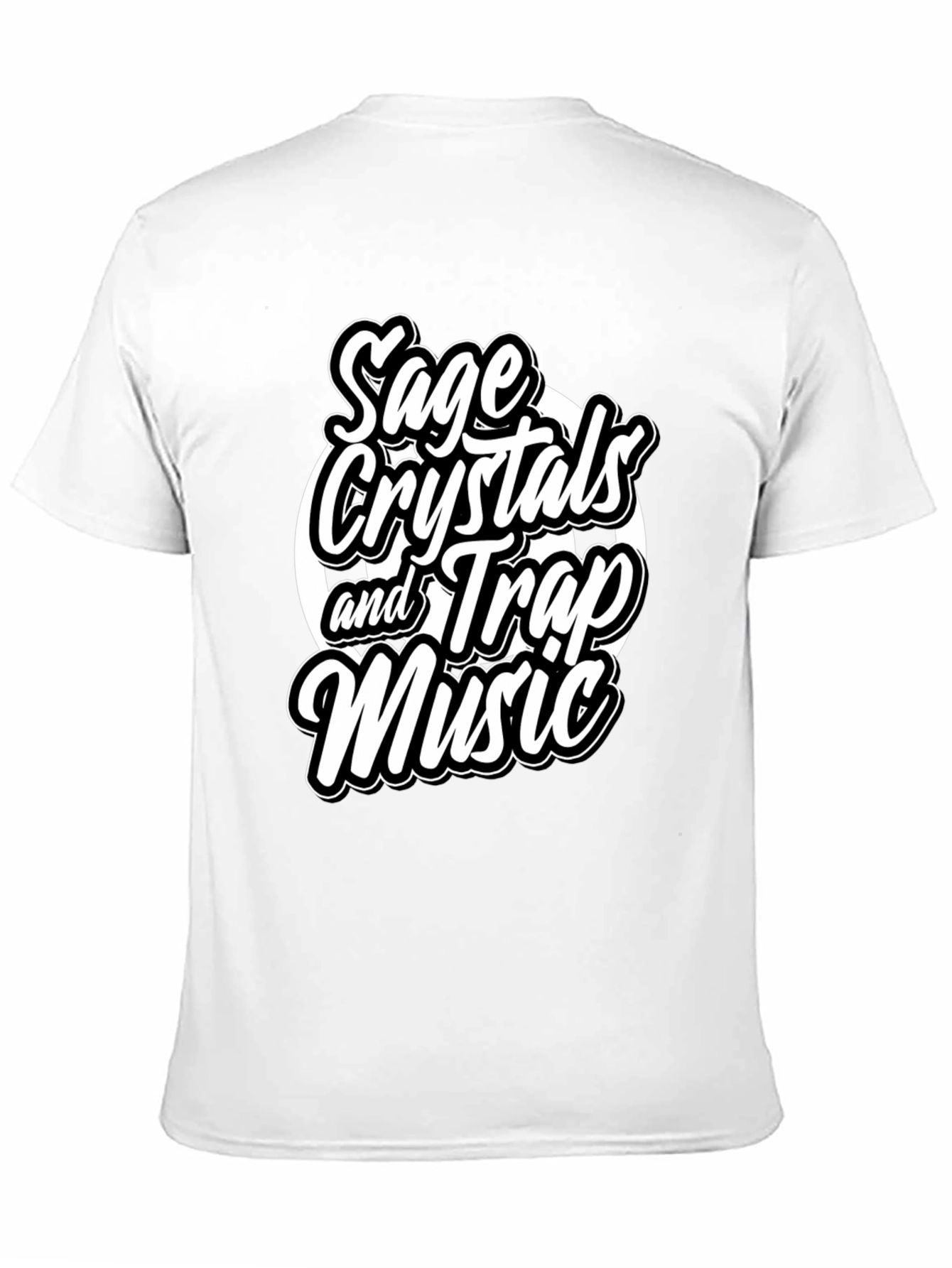 Sage Crystals & Trap Music Graphic Tee