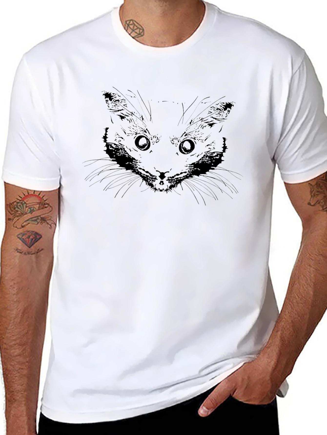 Opossum Graphic T-Shirt - Black
