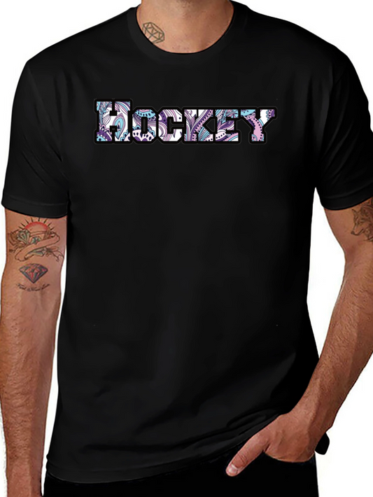 Hockey Paisley Graphic Tee