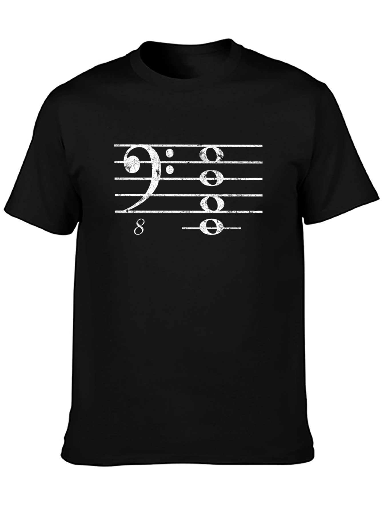 Bass Clef Music T-Shirt - Musician Graphic Tee