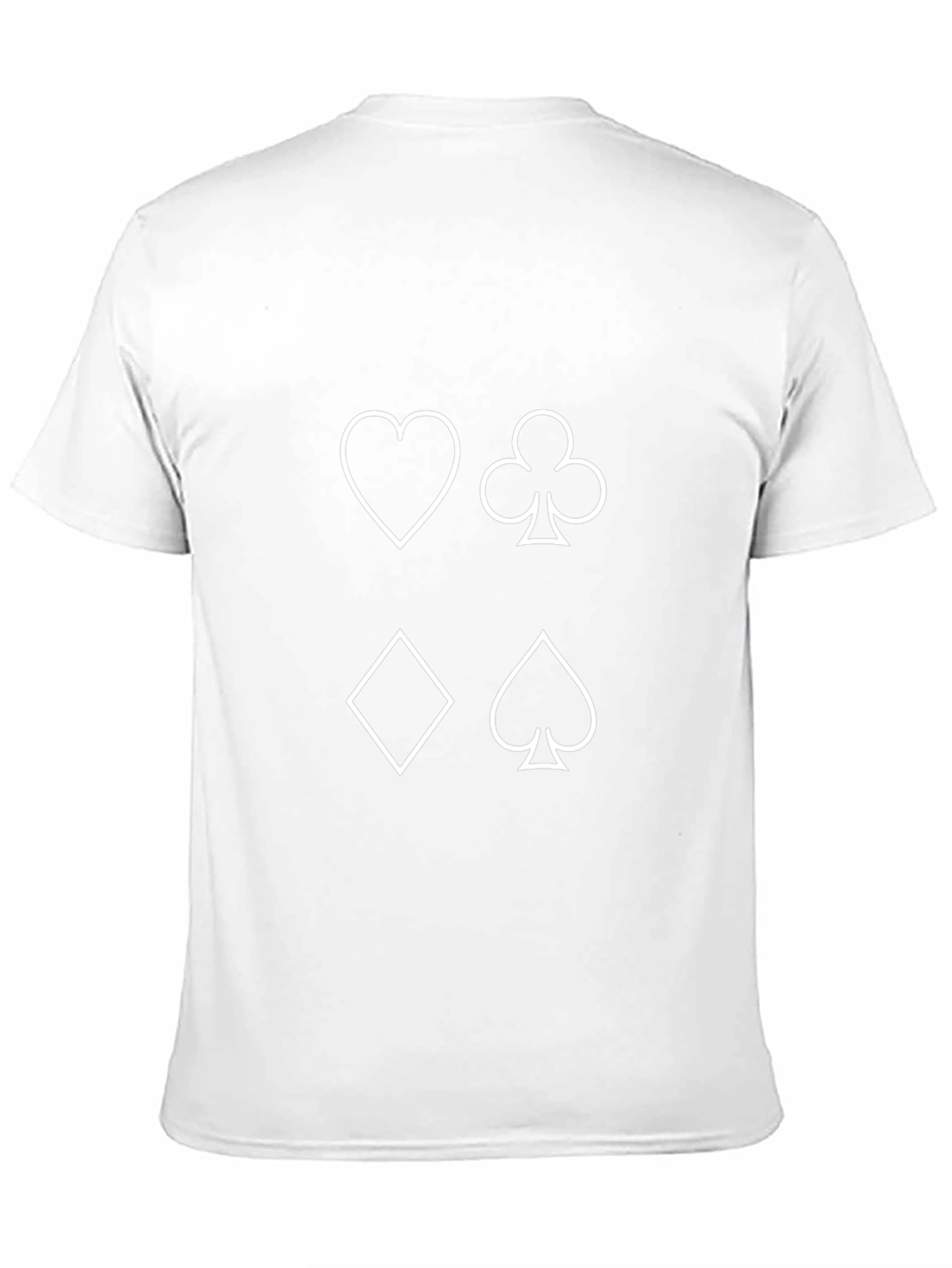 Suits Card T-Shirt - Black