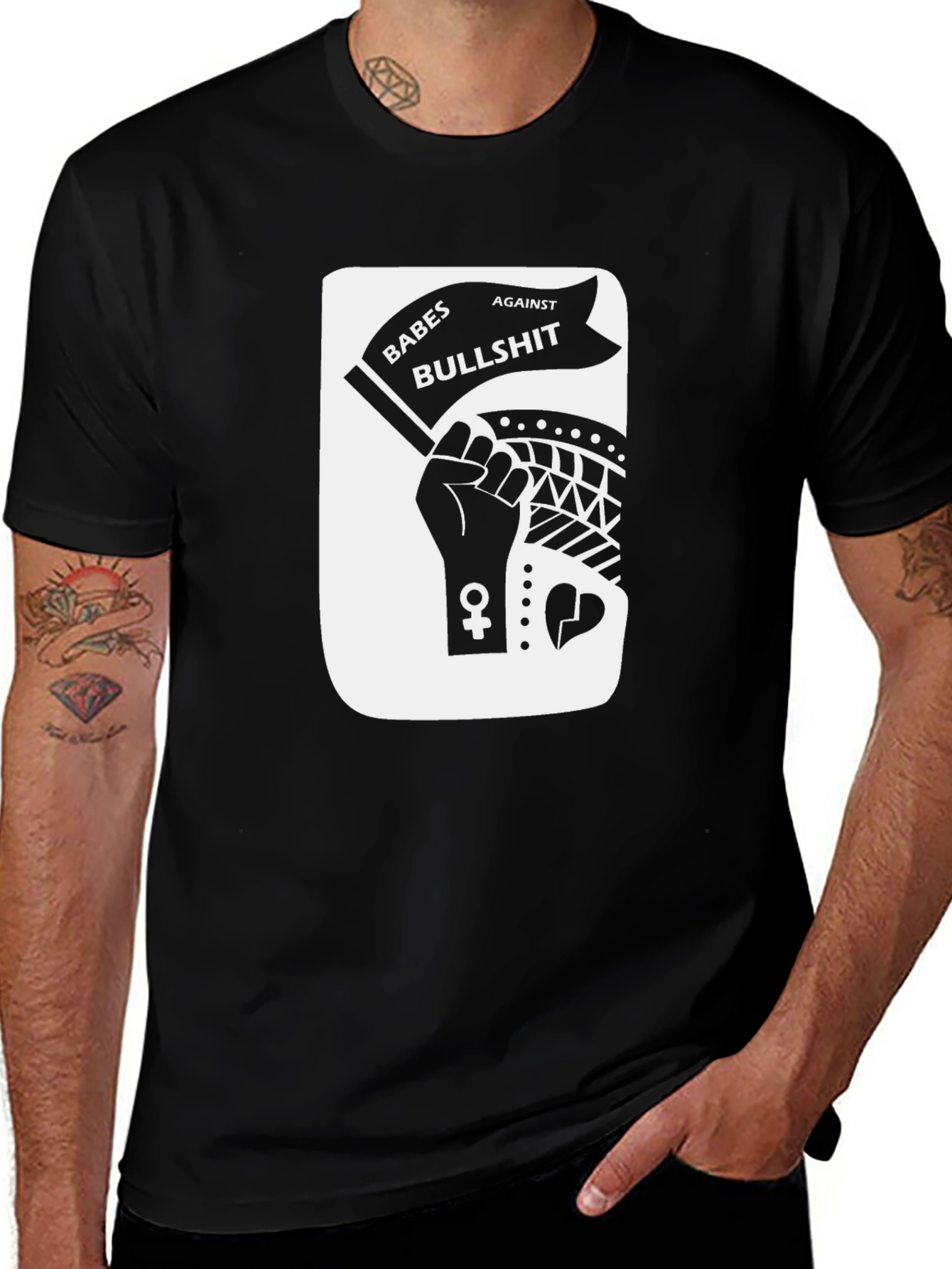 Babes Against Bullshit Graphic T-Shirt