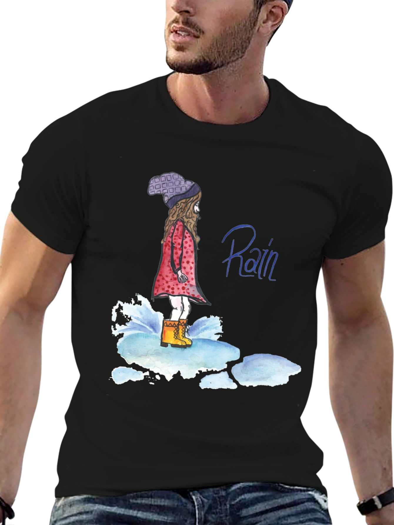 Rain Girl T-Shirt - Stylish & Unique Design