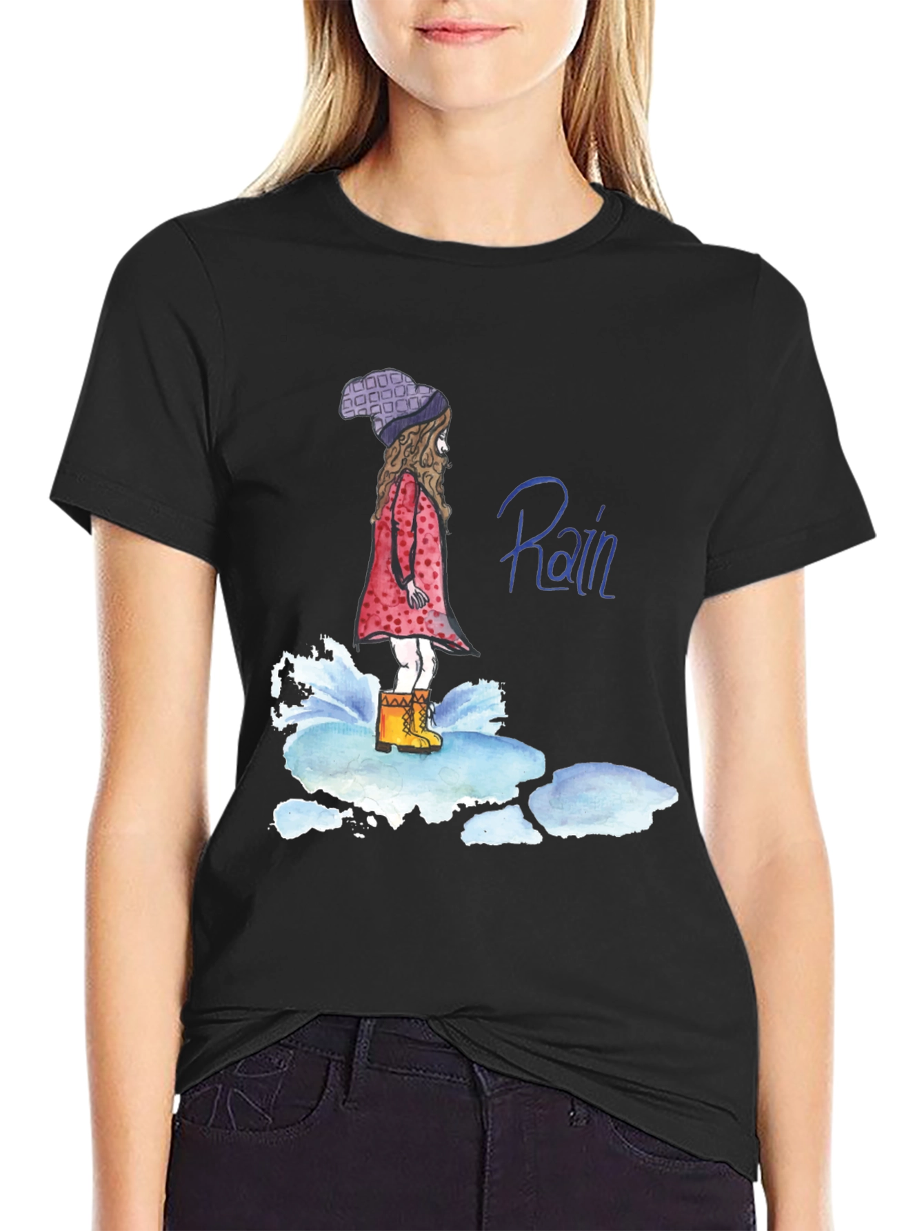 Rain Girl T-Shirt - Stylish & Unique Design