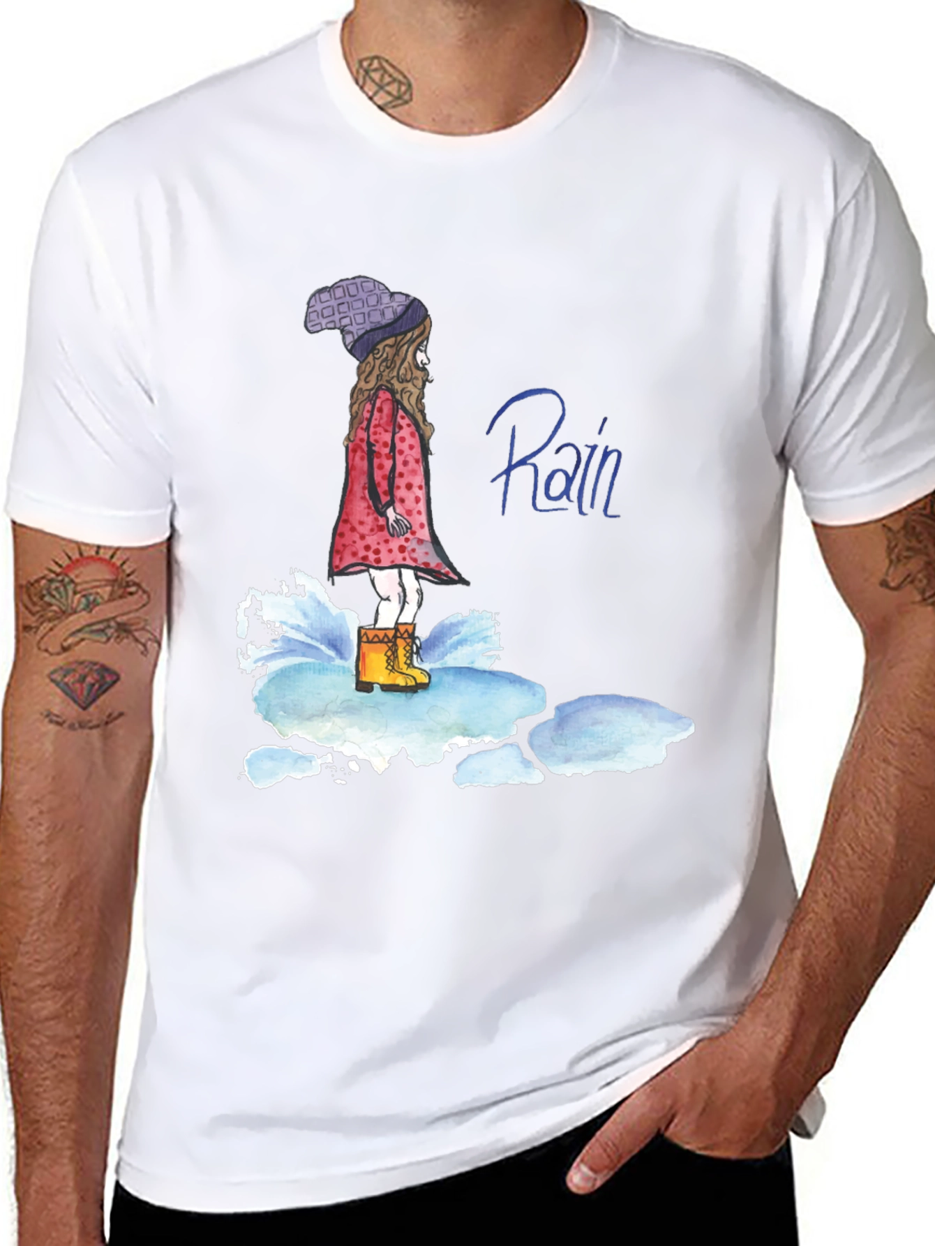 Rain Girl T-Shirt - Stylish & Unique Design