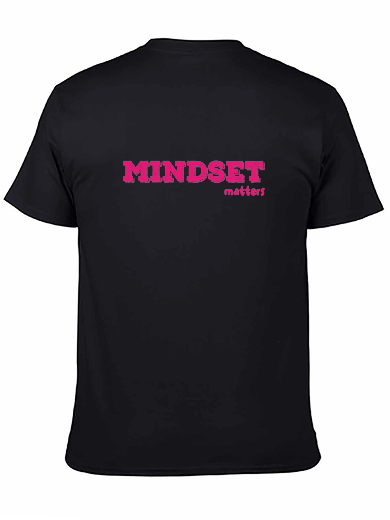 Mindset Matters Black T-Shirt Motivational