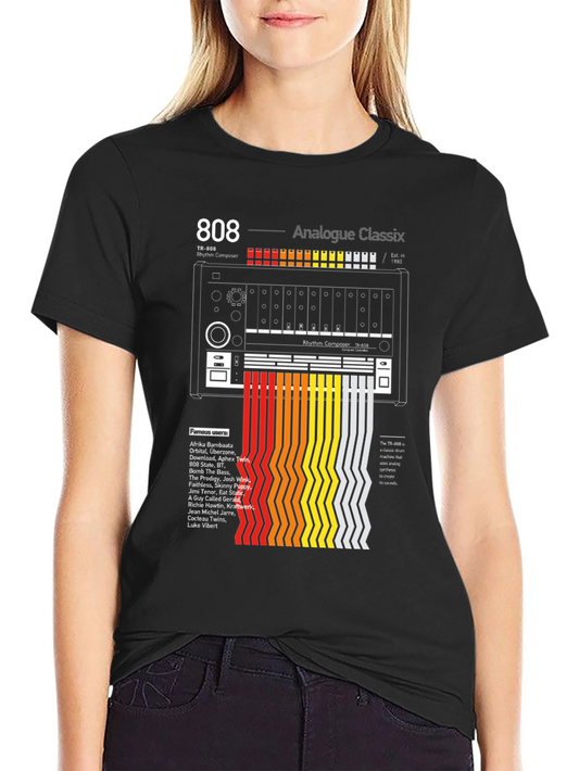 808 Analogue Classix T-Shirt: Rhythm Composer Design