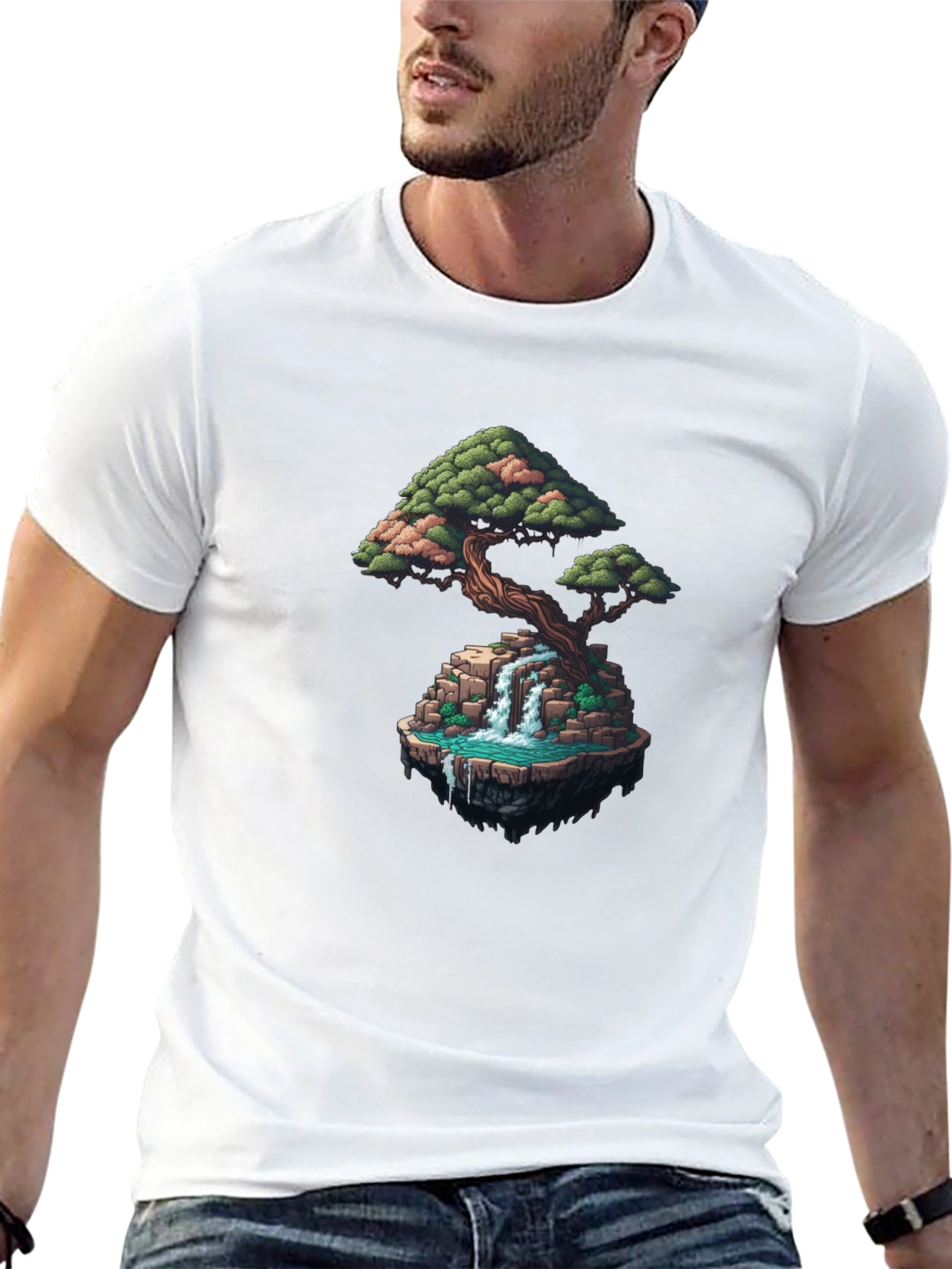Floating Island Bonsai Graphic Tee