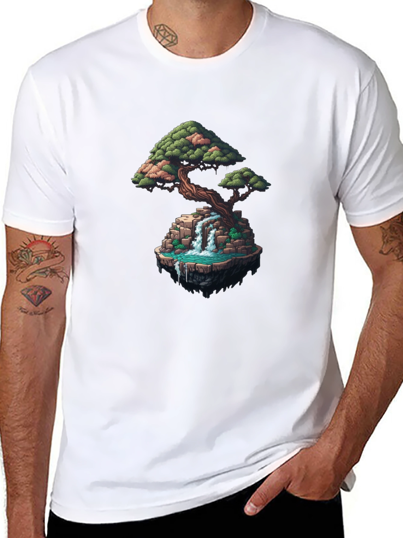Floating Island Bonsai Graphic Tee