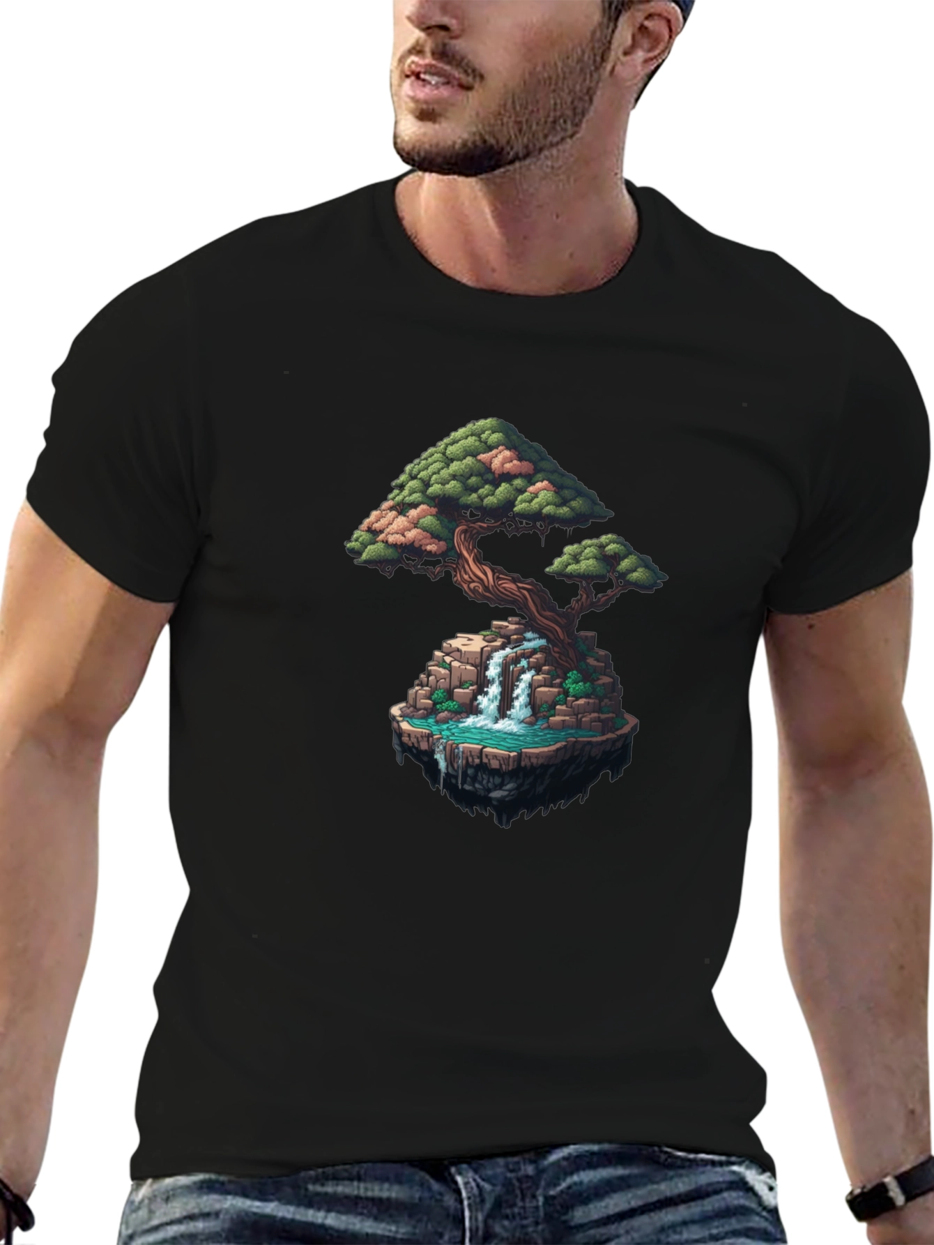Floating Island Bonsai Graphic Tee