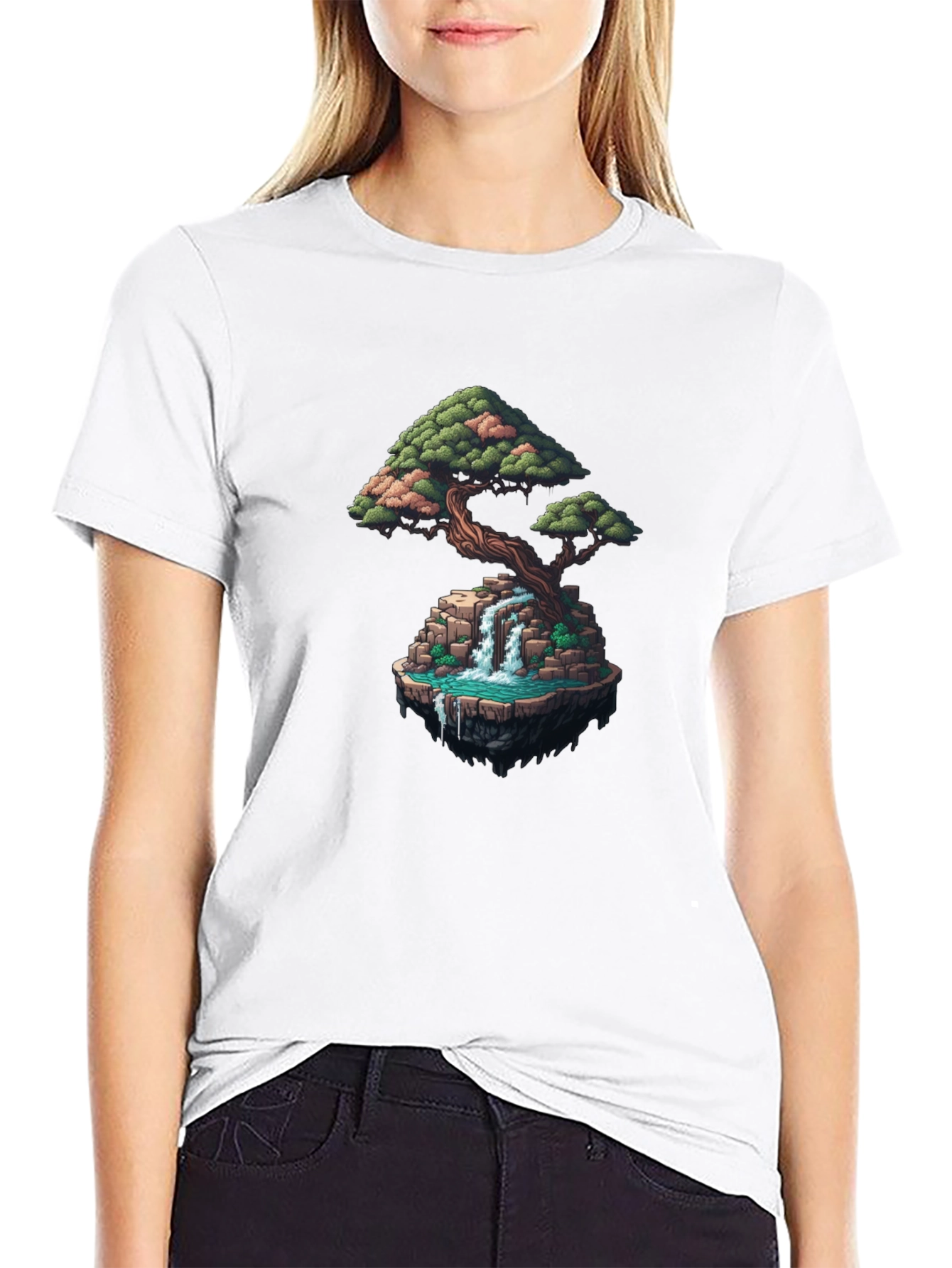 Floating Island Bonsai Graphic Tee
