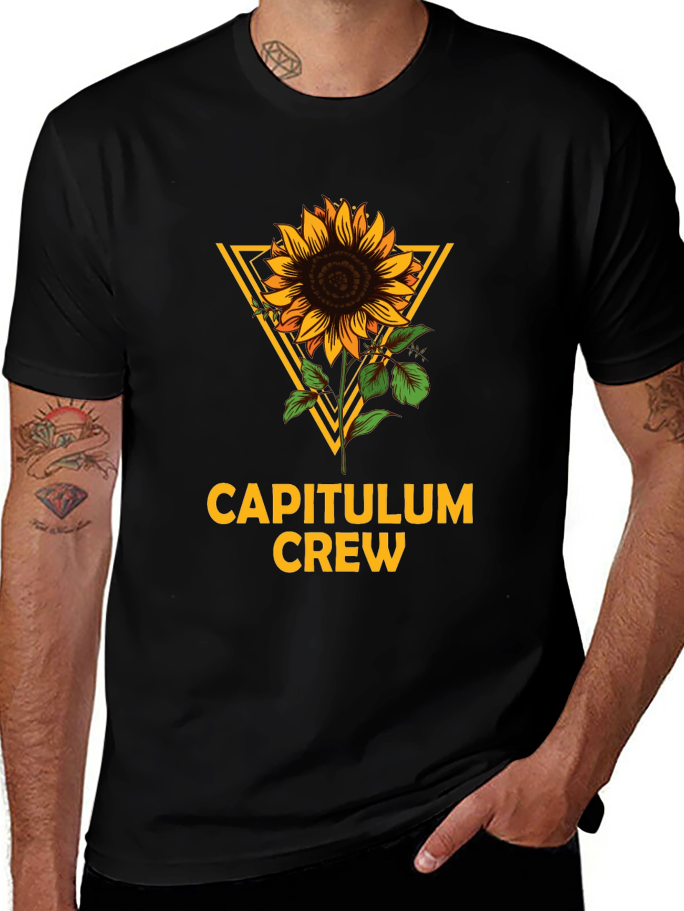 Capitulum Crew Sunflower Graphic Tee