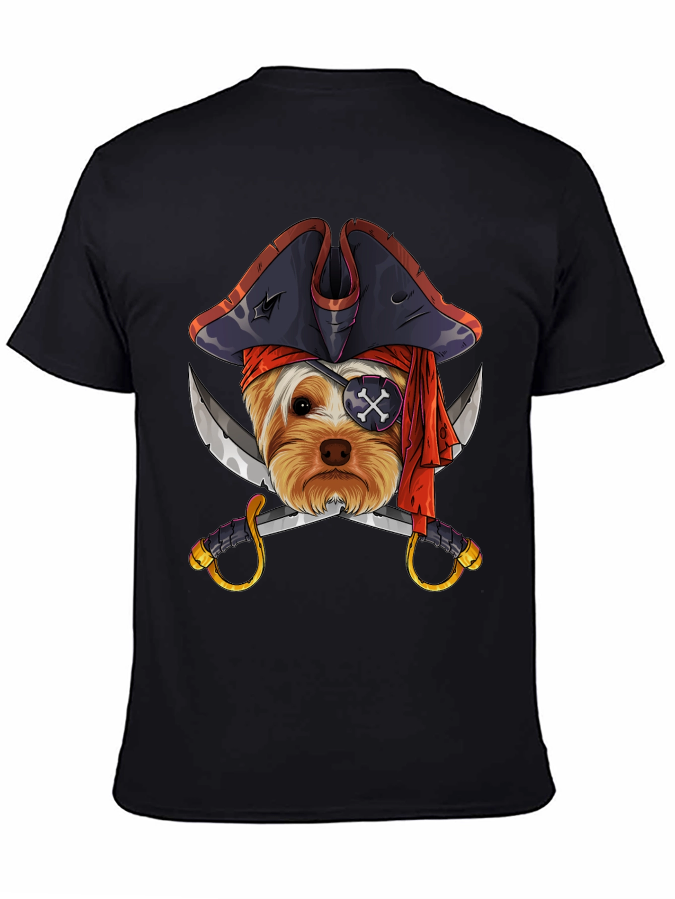 Pirate Dog T-Shirt - Novelty Graphic Tee