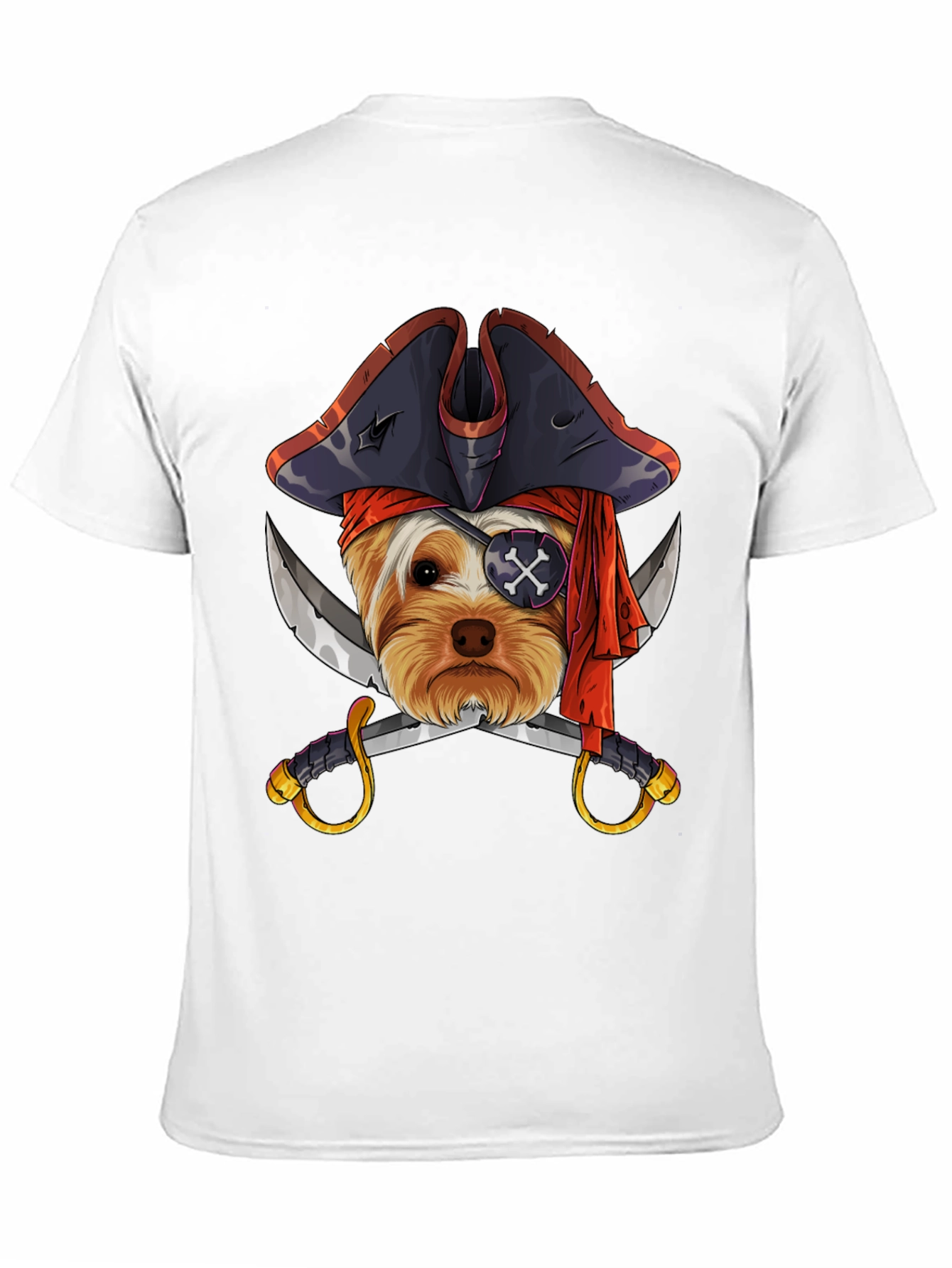 Pirate Dog T-Shirt - Novelty Graphic Tee