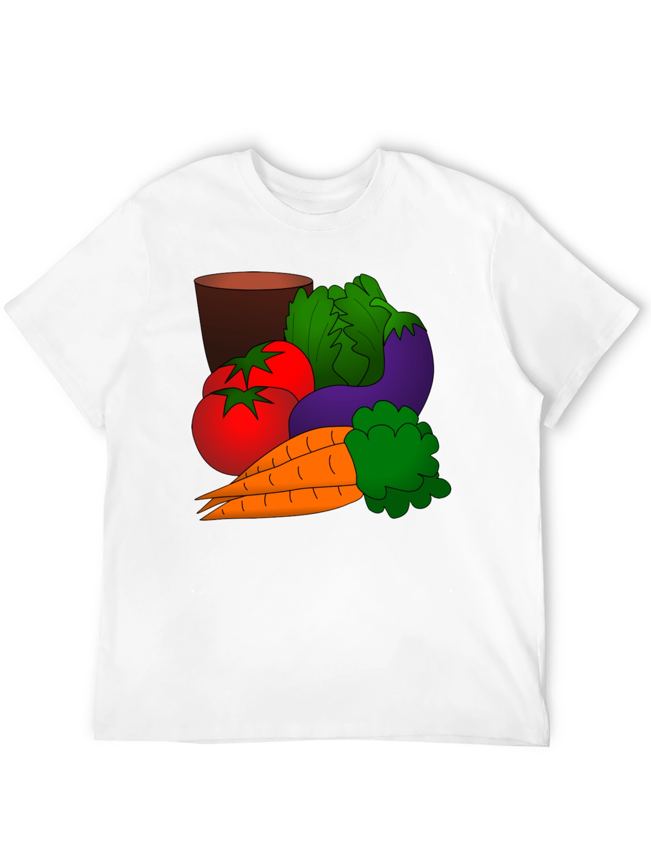 Vegetable Graphic T-Shirt - Fresh Style