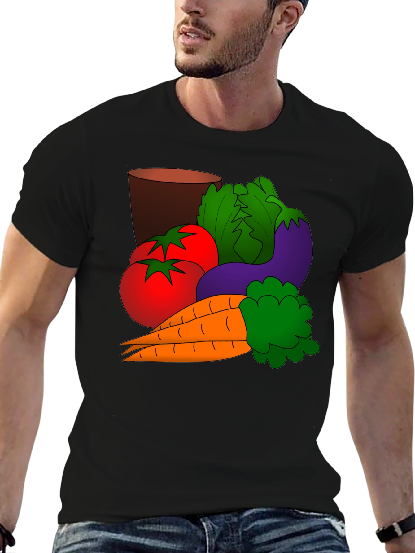 Vegetable Graphic T-Shirt - Fresh Style