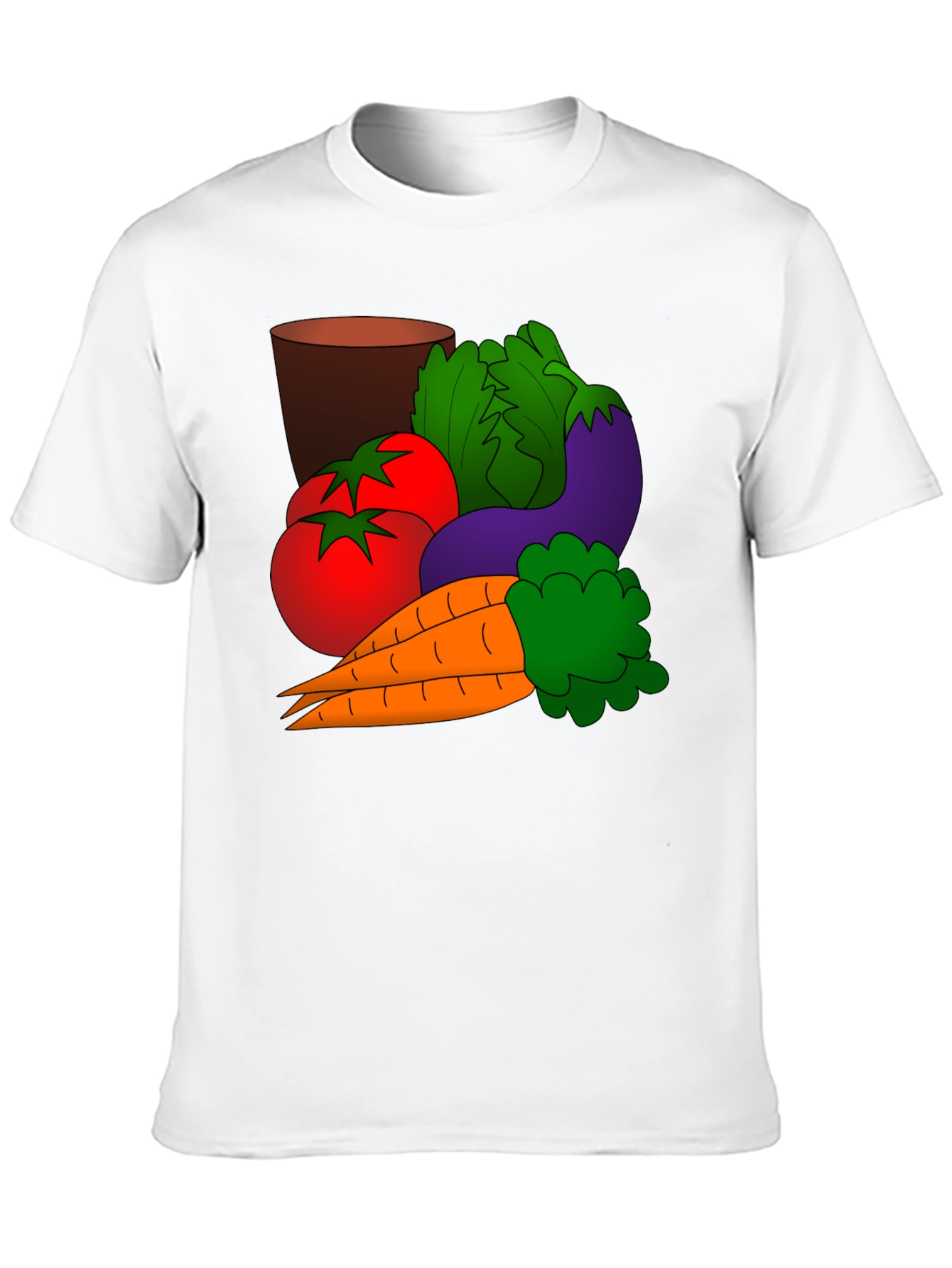 Vegetable Graphic T-Shirt - Fresh Style