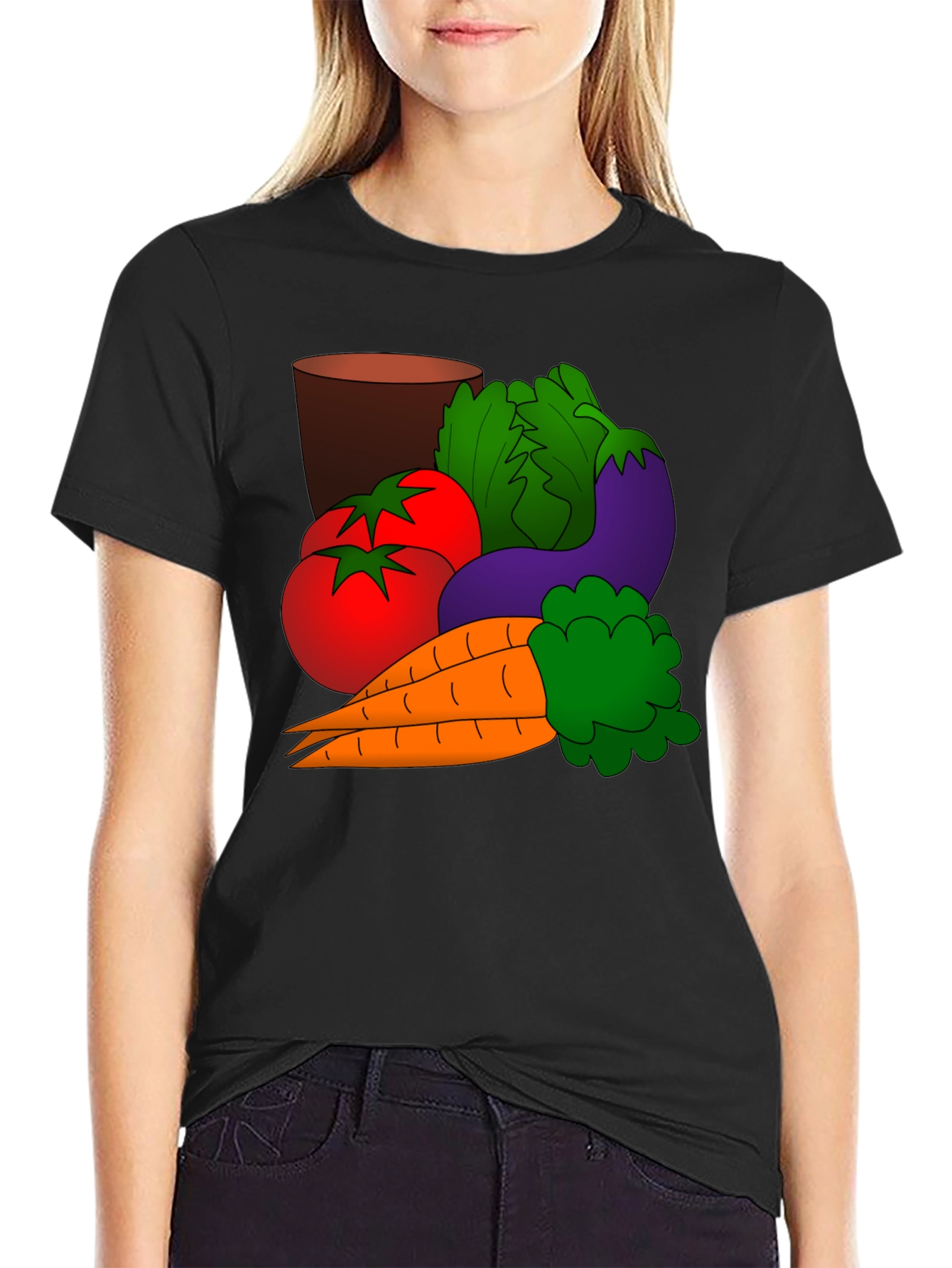 Vegetable Graphic T-Shirt - Fresh Style