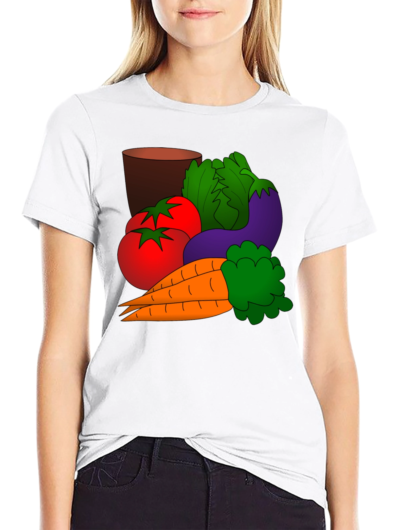 Vegetable Graphic T-Shirt - Fresh Style