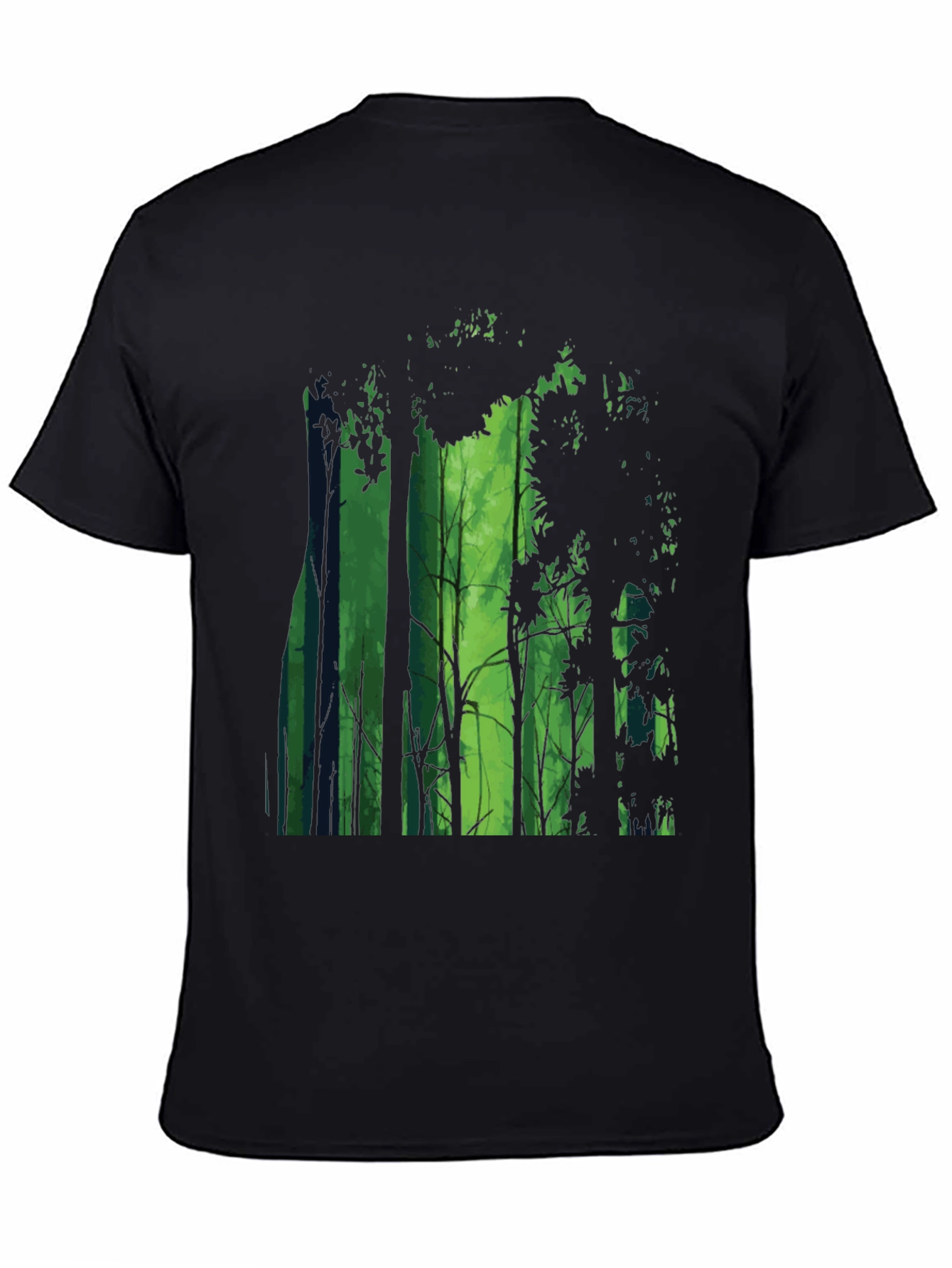 Enchanted Forest Graphic Tee - Mens Black T-Shirt
