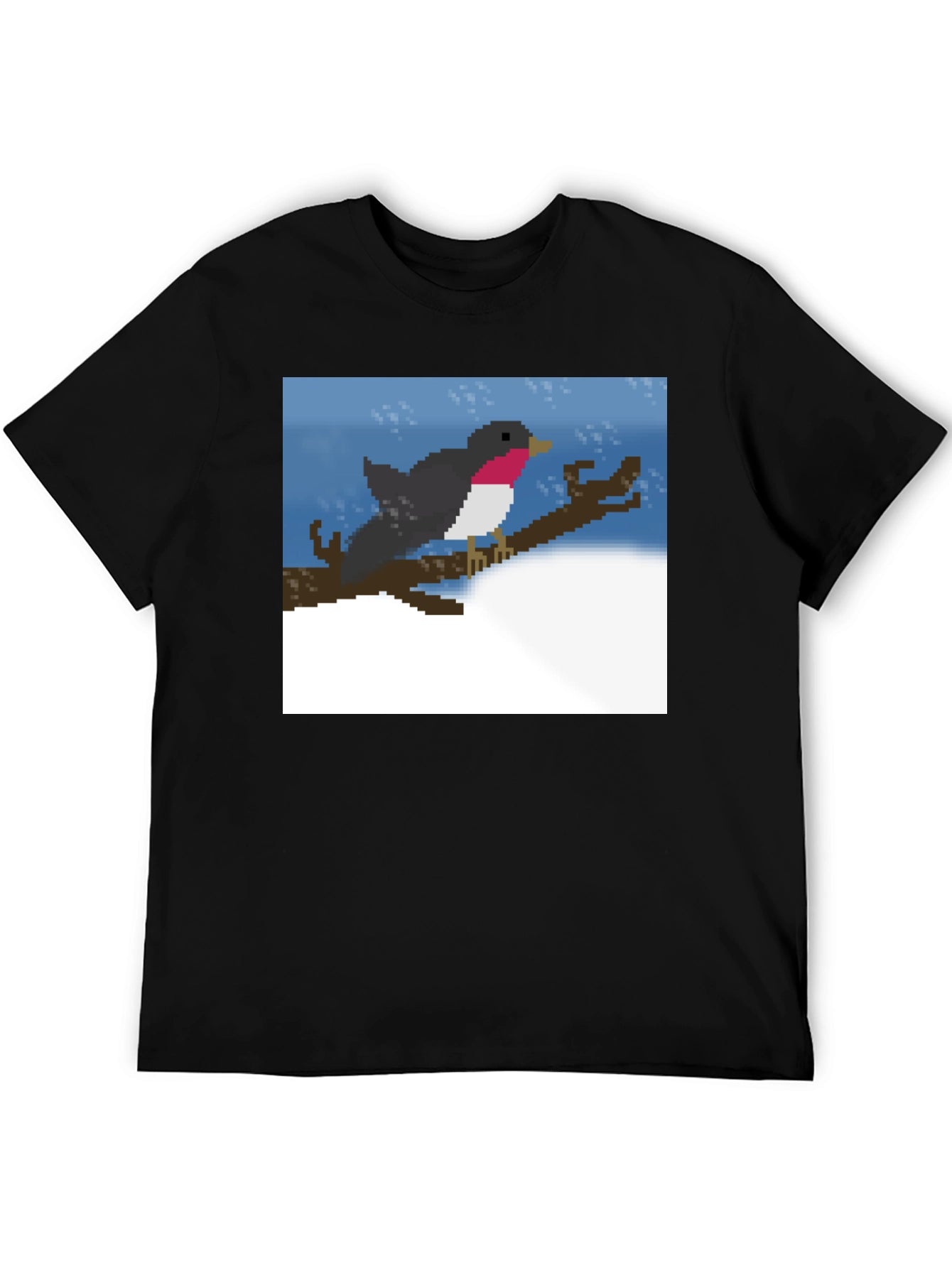Pixelated Robin T-Shirt