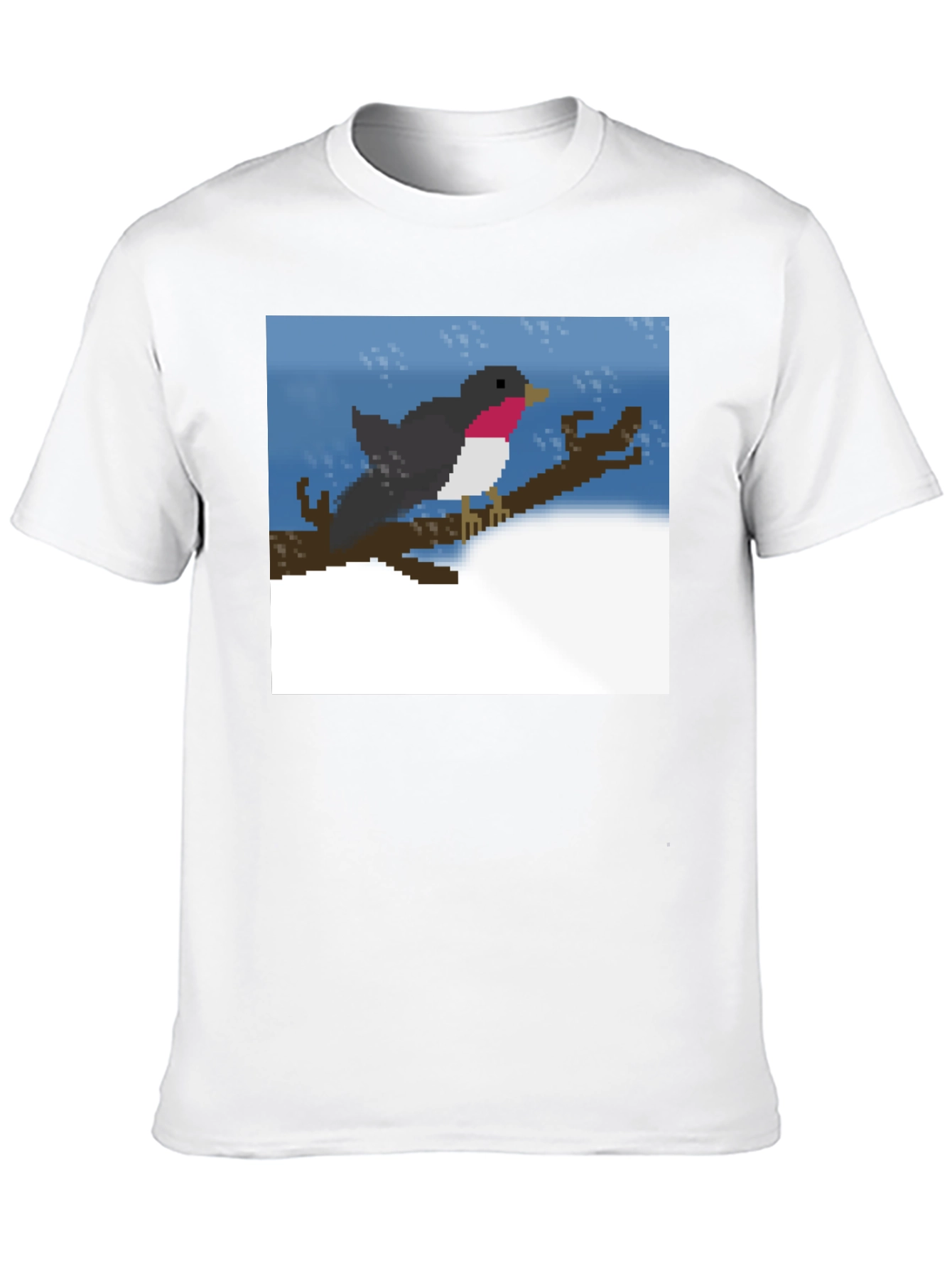 Pixelated Robin T-Shirt