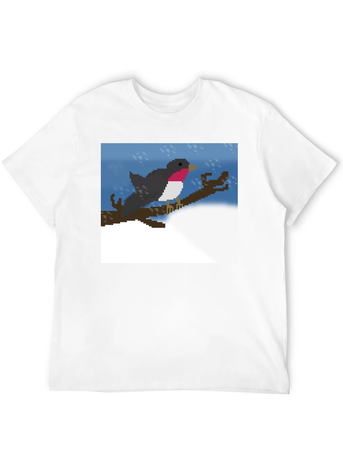 Pixelated Robin T-Shirt