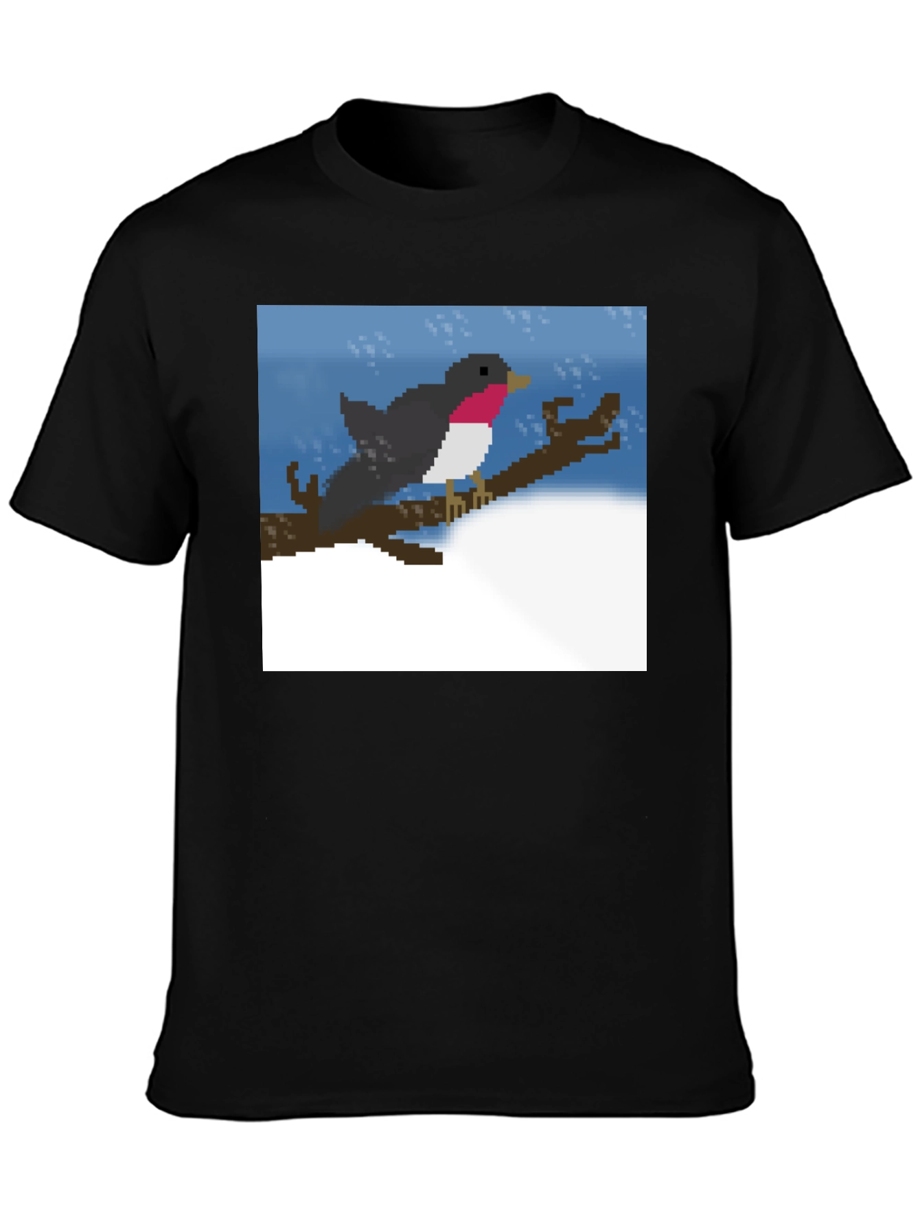 Pixelated Robin T-Shirt