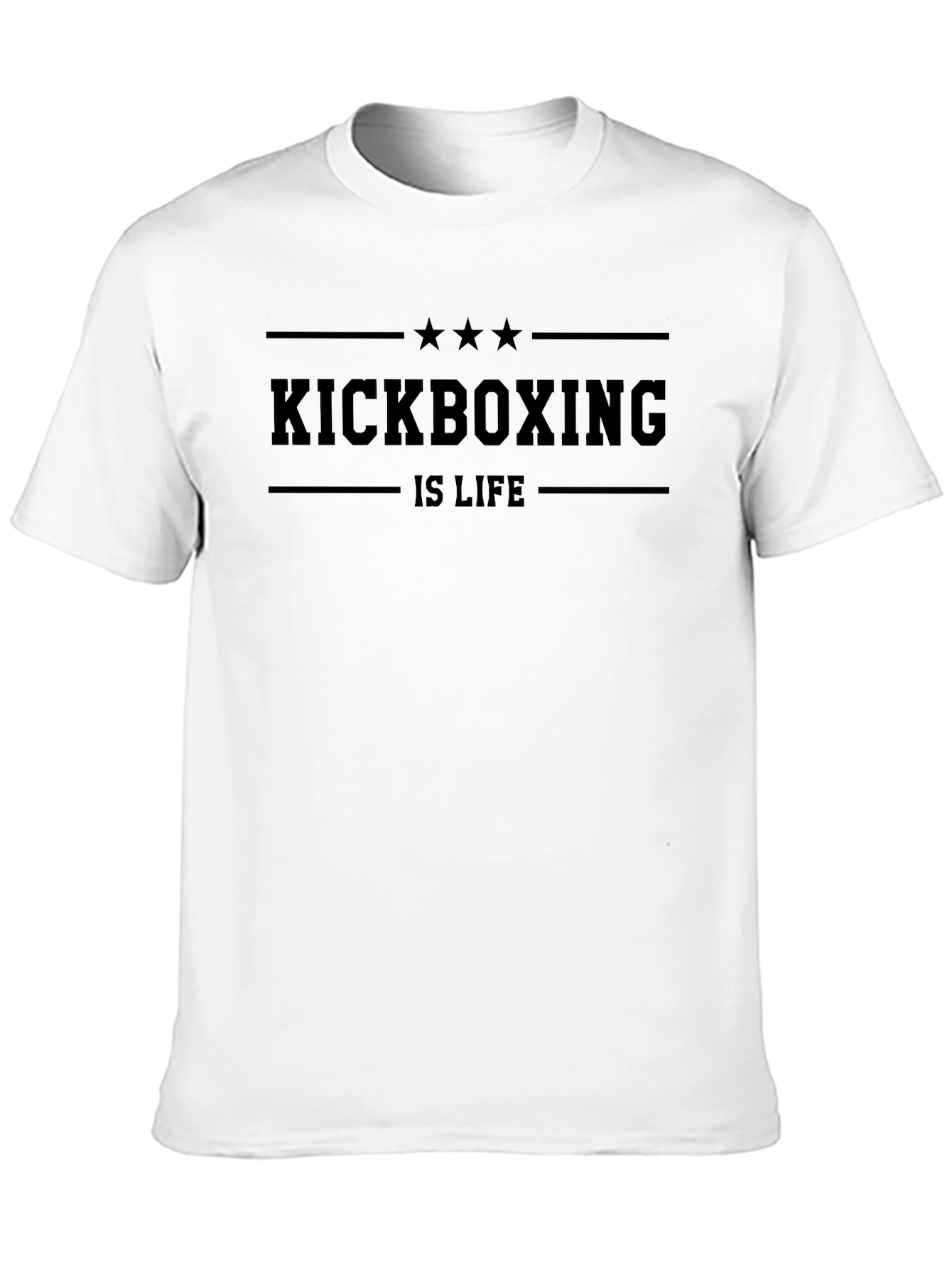 Kickboxing is Life - Mens Black Graphic Tee