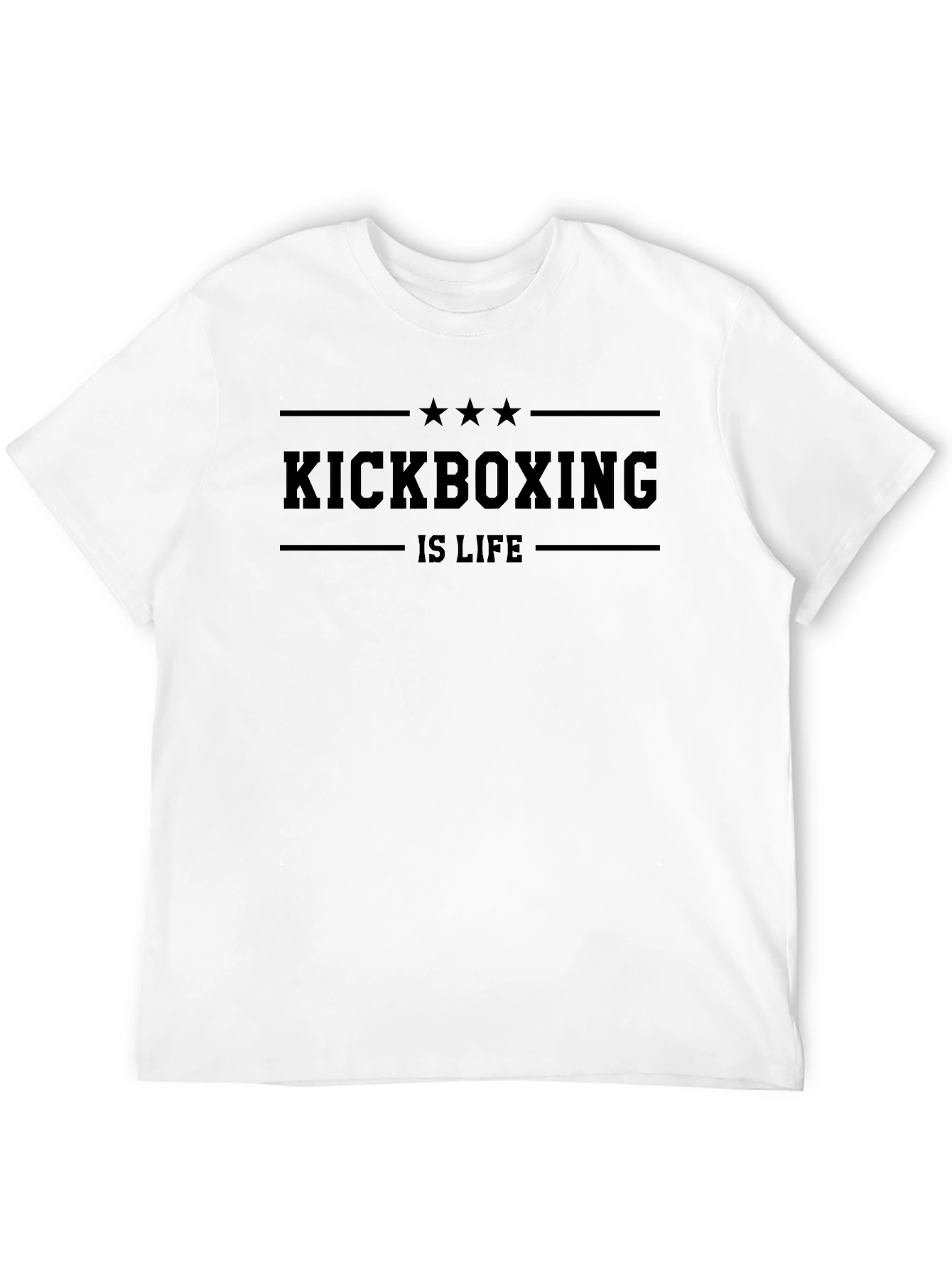 Kickboxing is Life - Mens Black Graphic Tee
