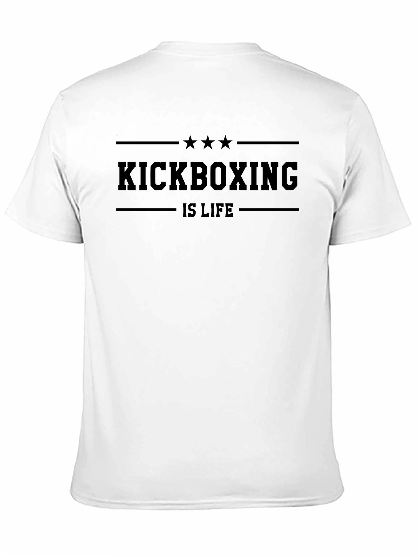 Kickboxing is Life - Mens Black Graphic Tee