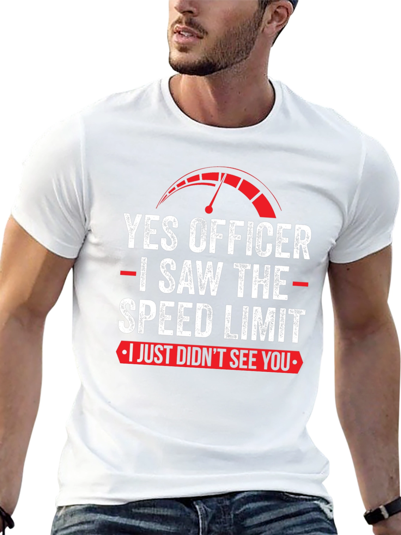 Funny Yes Officer Graphic Tee