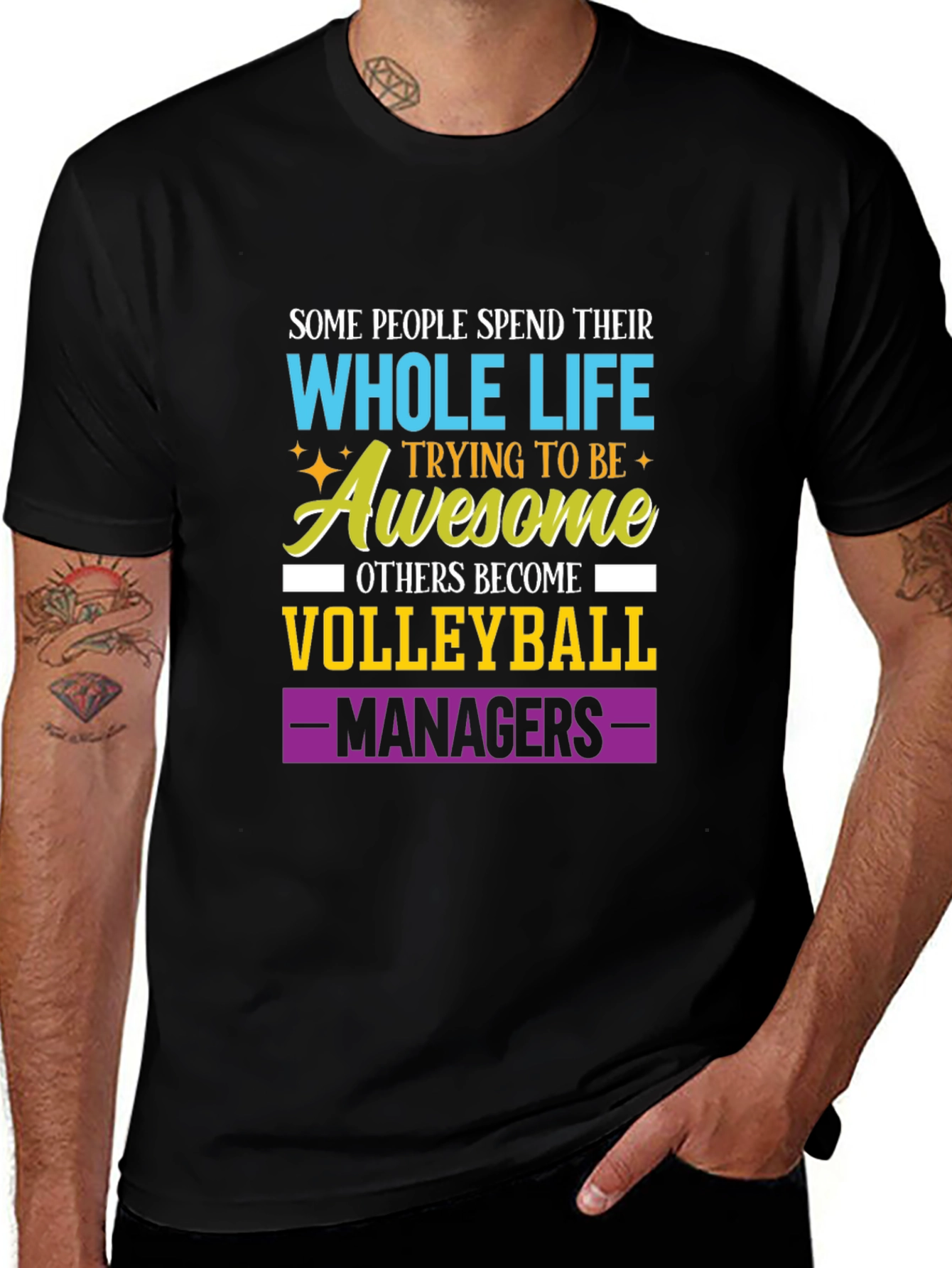 Volleyball Manager Graphic T-Shirt